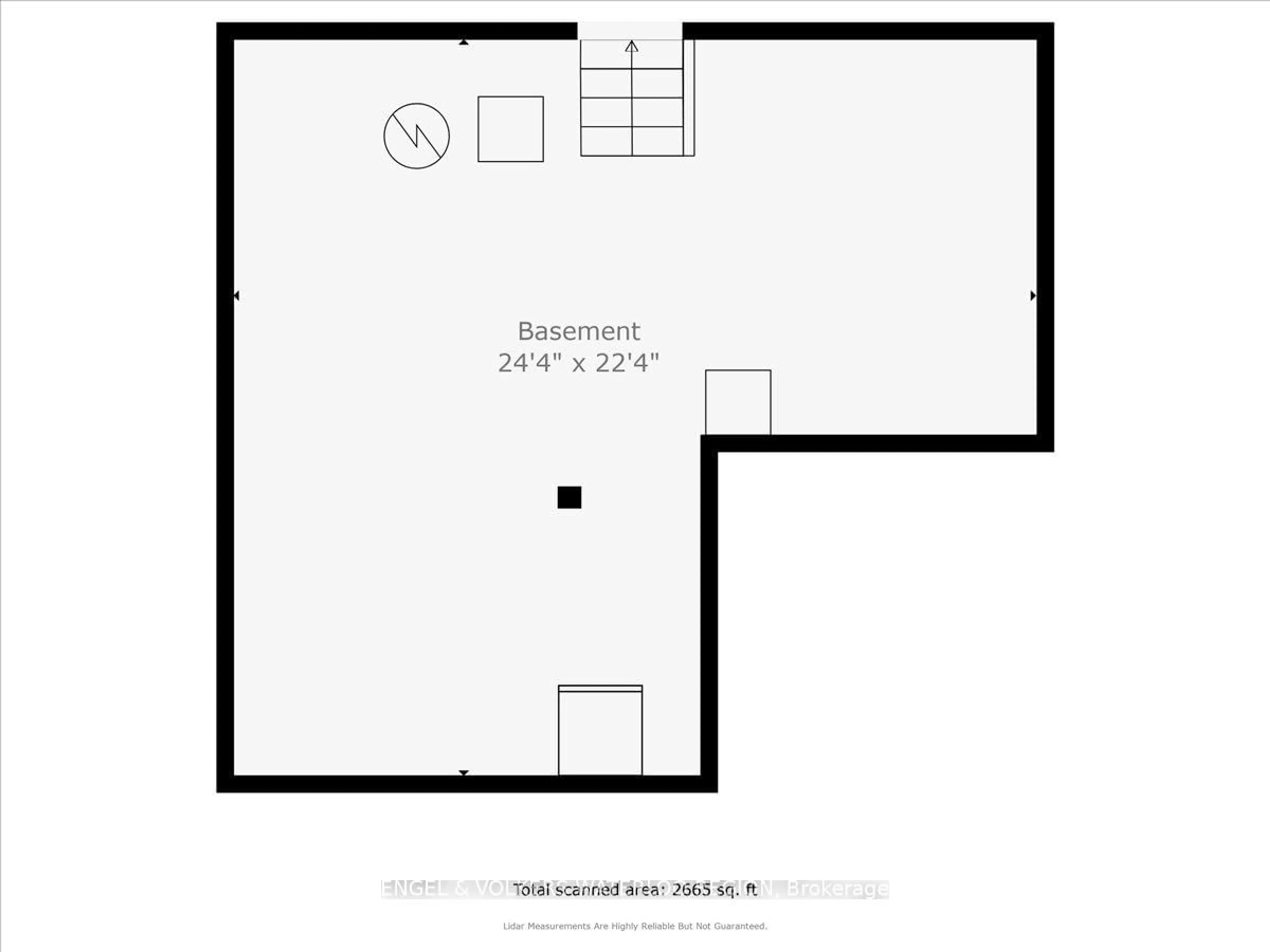 Floor plan for 605 Pinerow Cres #B, Waterloo Ontario N2T 2K6