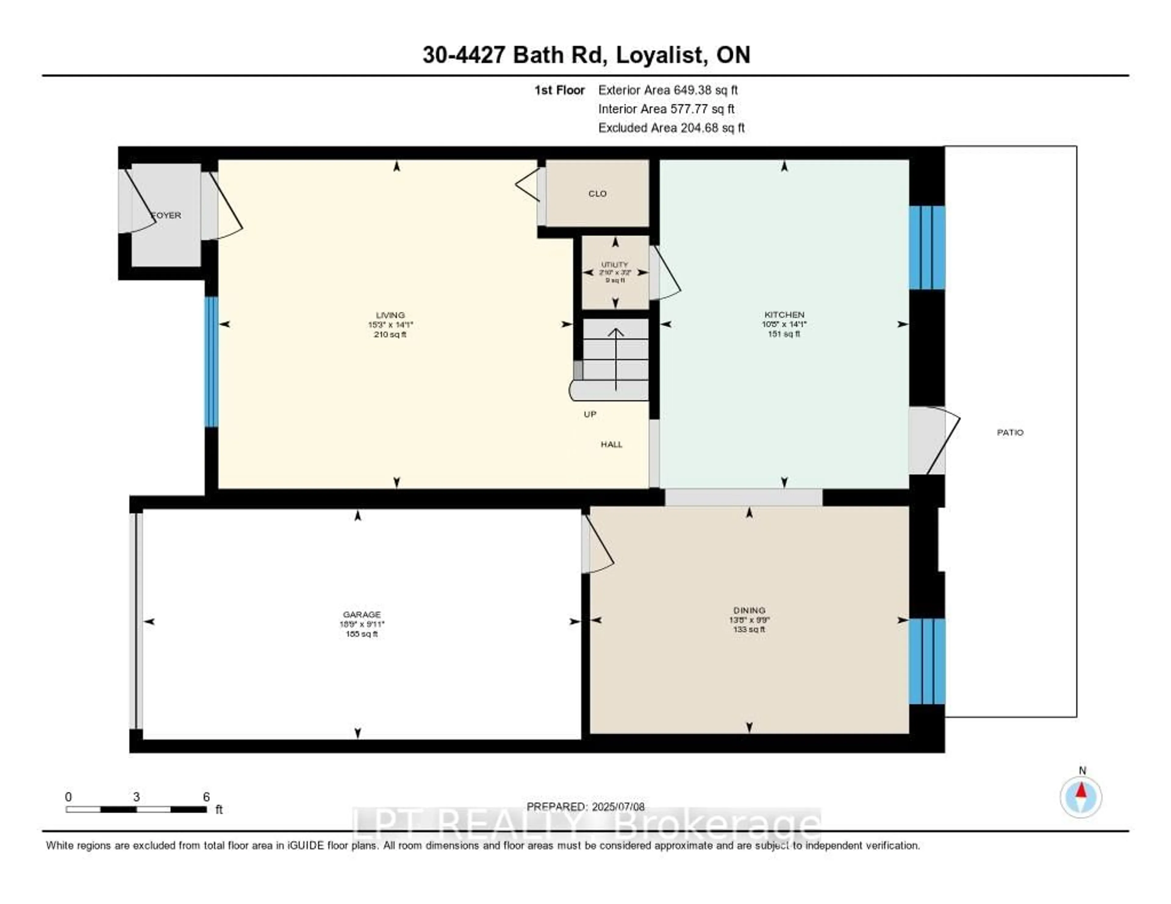 Floor plan for 4427 Bath Rd #30, Loyalist Ontario K7N 1A1
