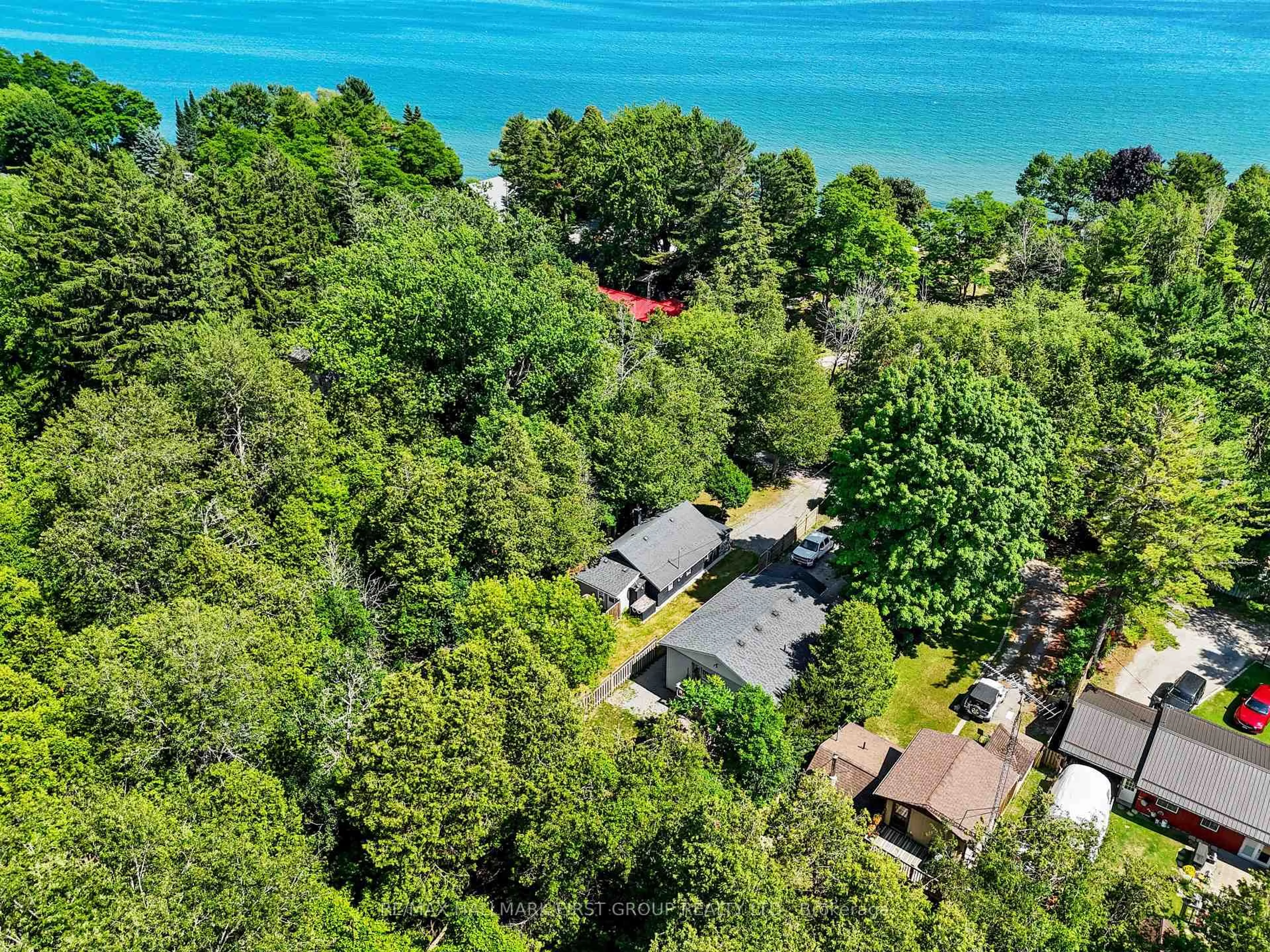A pic from outside/outdoor area/front of a property/back of a property/a pic from drone, water/lake/river/ocean view for 14 Durham St, Cramahe Ontario K0K 1S0