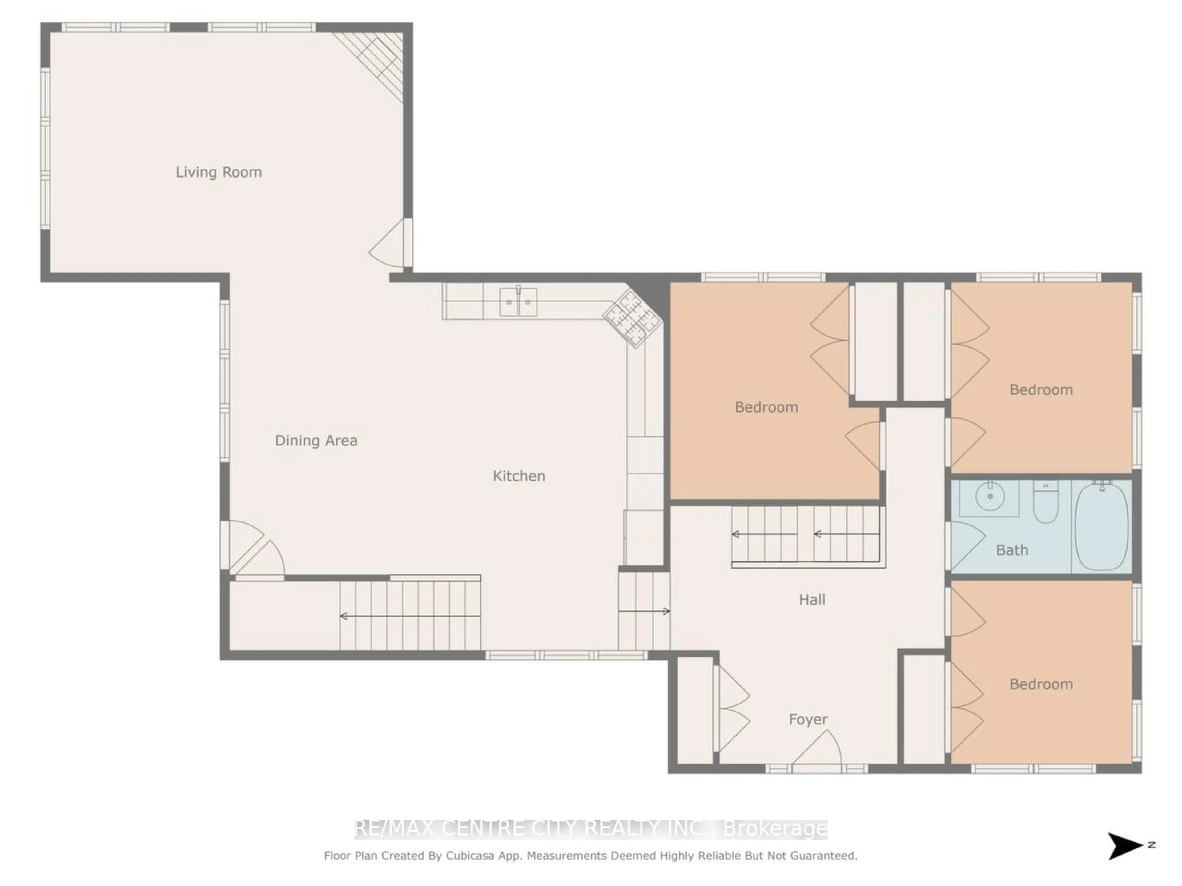 Floor plan for 136 BRAYSIDE St, Central Elgin Ontario N5L 1A2