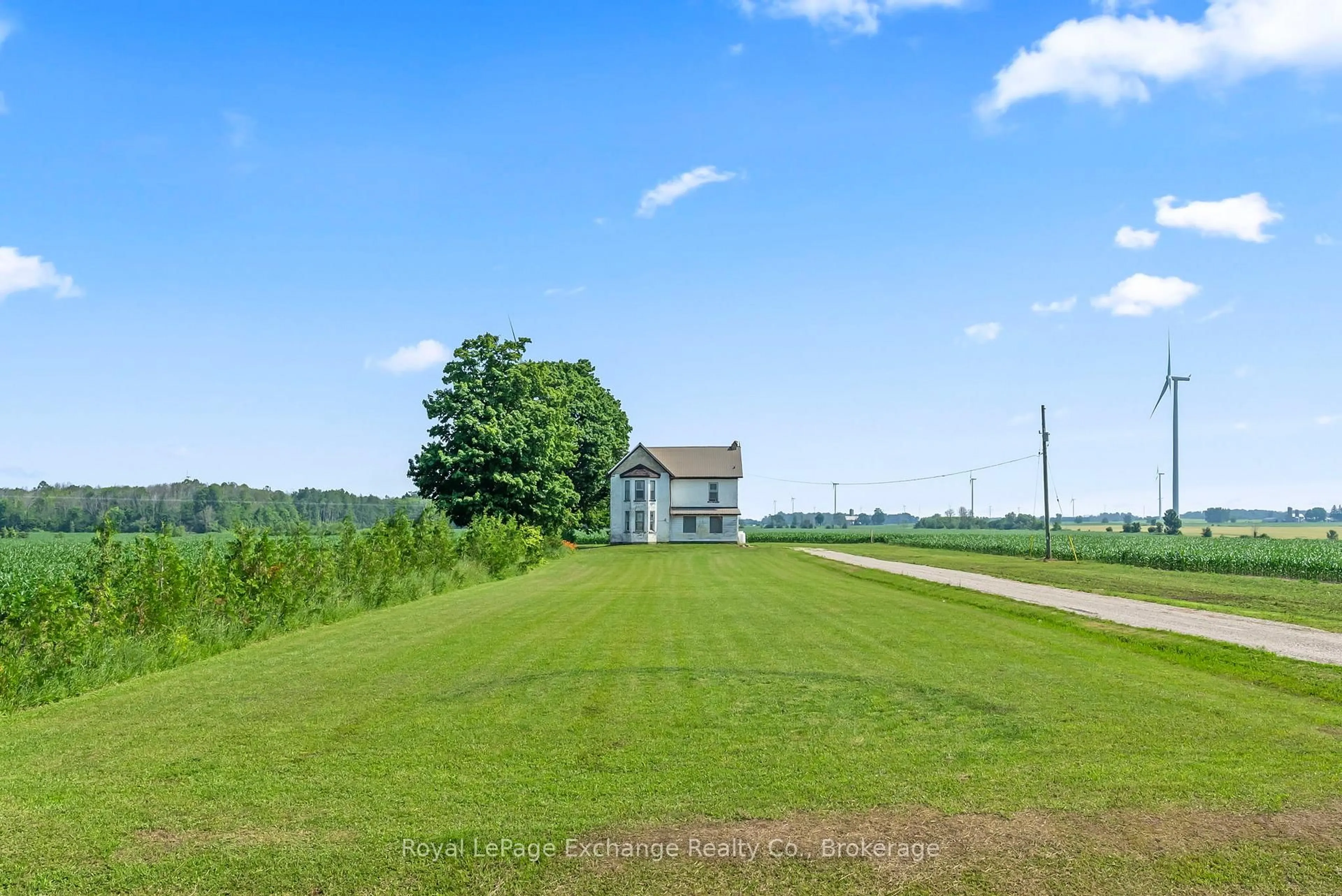 A pic from outside/outdoor area/front of a property/back of a property/a pic from drone, water/lake/river/ocean view for 728 NORTH Line, Kincardine Ontario N2Z 2X4