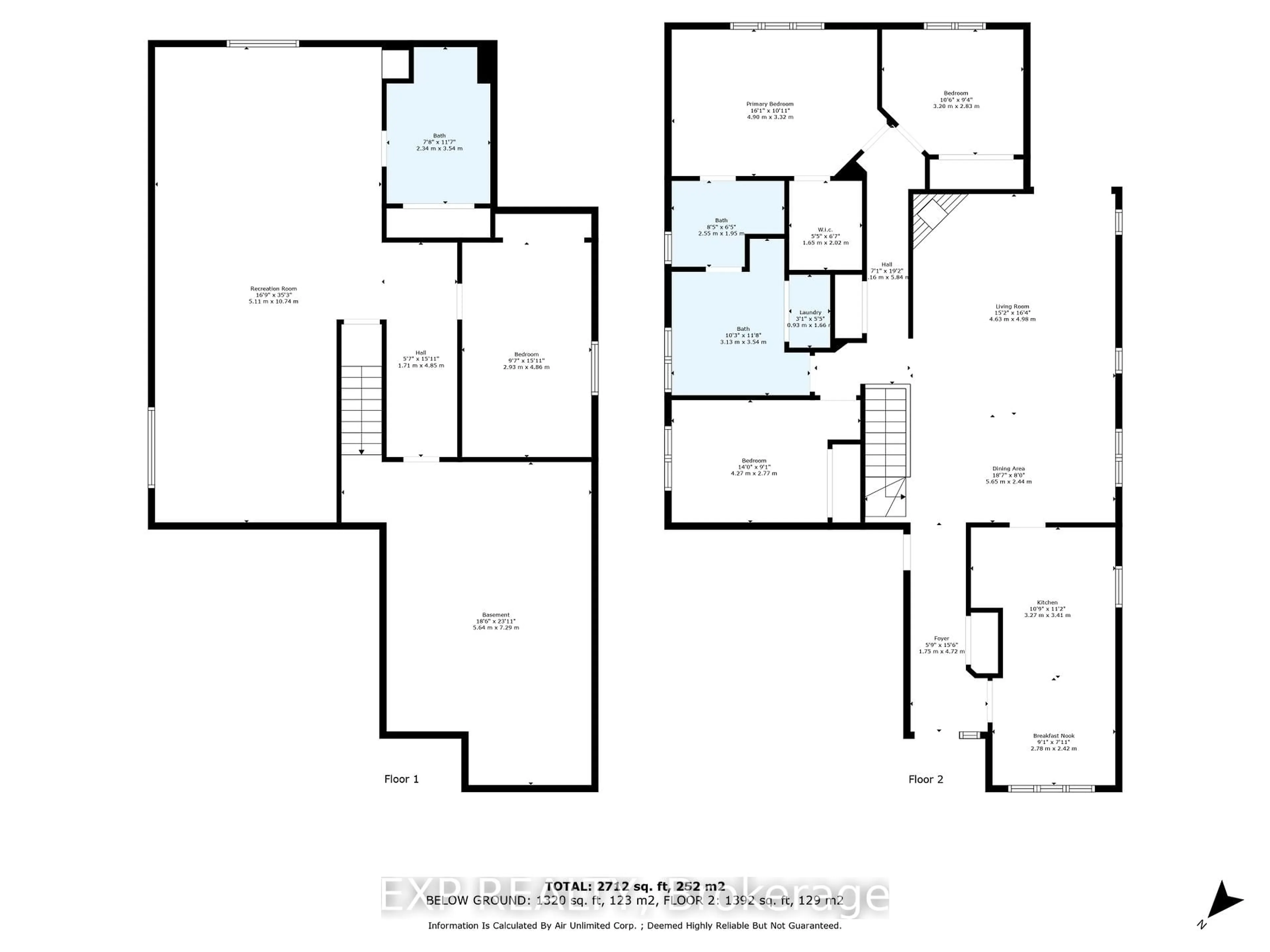 Floor plan for 114 ECHOWOODS Ave, Ottawa Ontario K2S 2E7