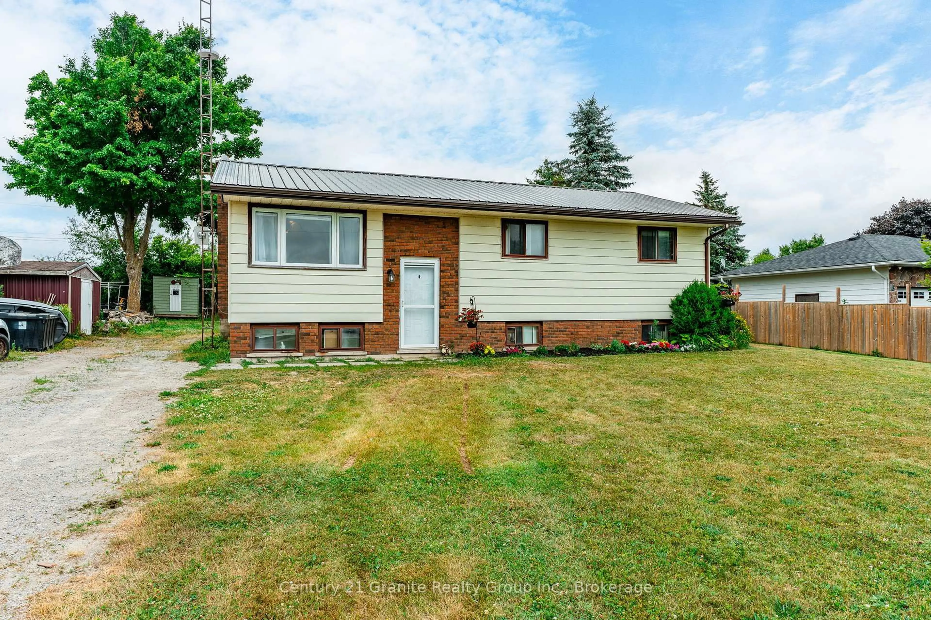 Home with vinyl exterior material, street for 32 Cameron Rd, Kawartha Lakes Ontario K0M 1G0