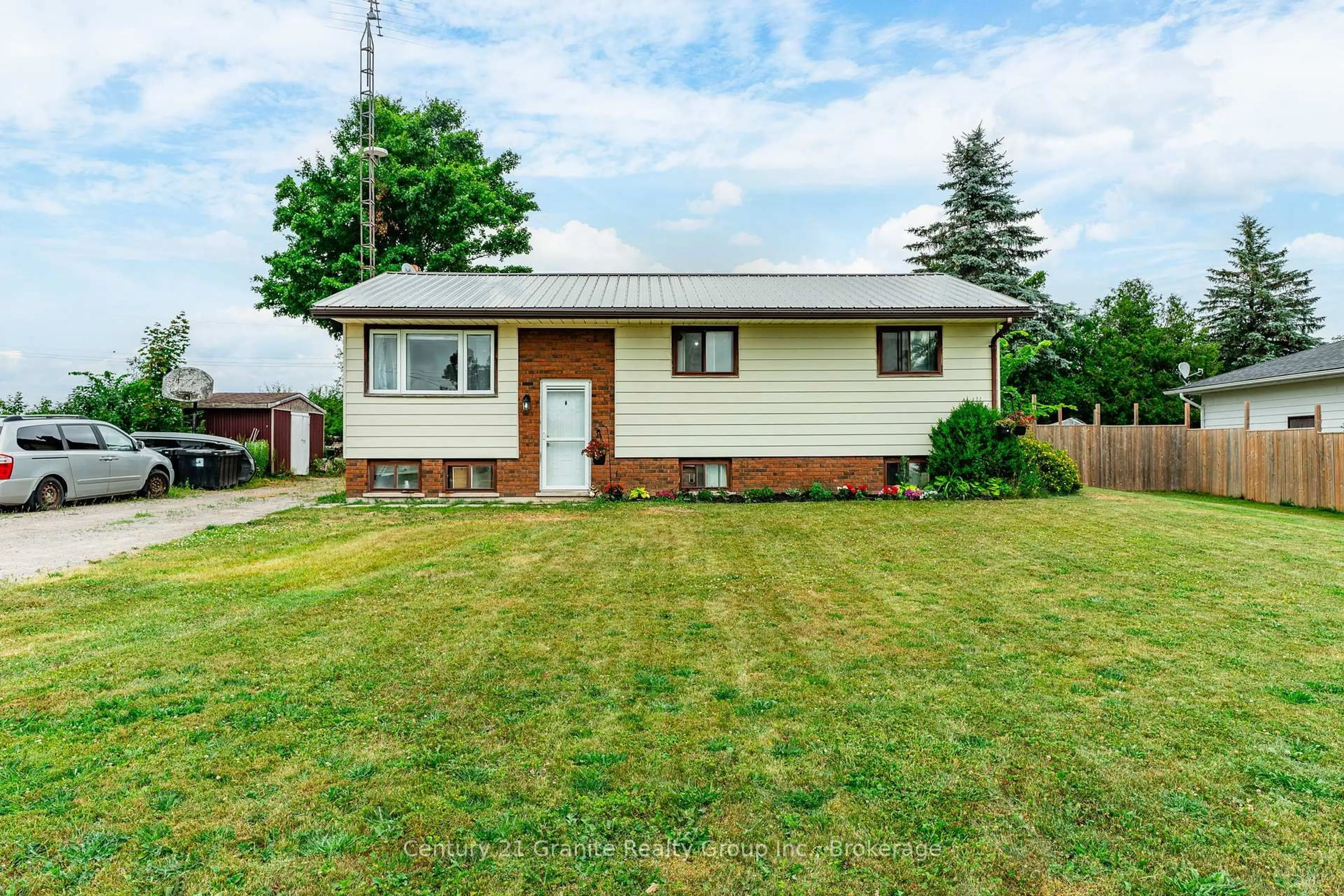 Home with vinyl exterior material, street for 32 Cameron Rd, Kawartha Lakes Ontario K0M 1G0