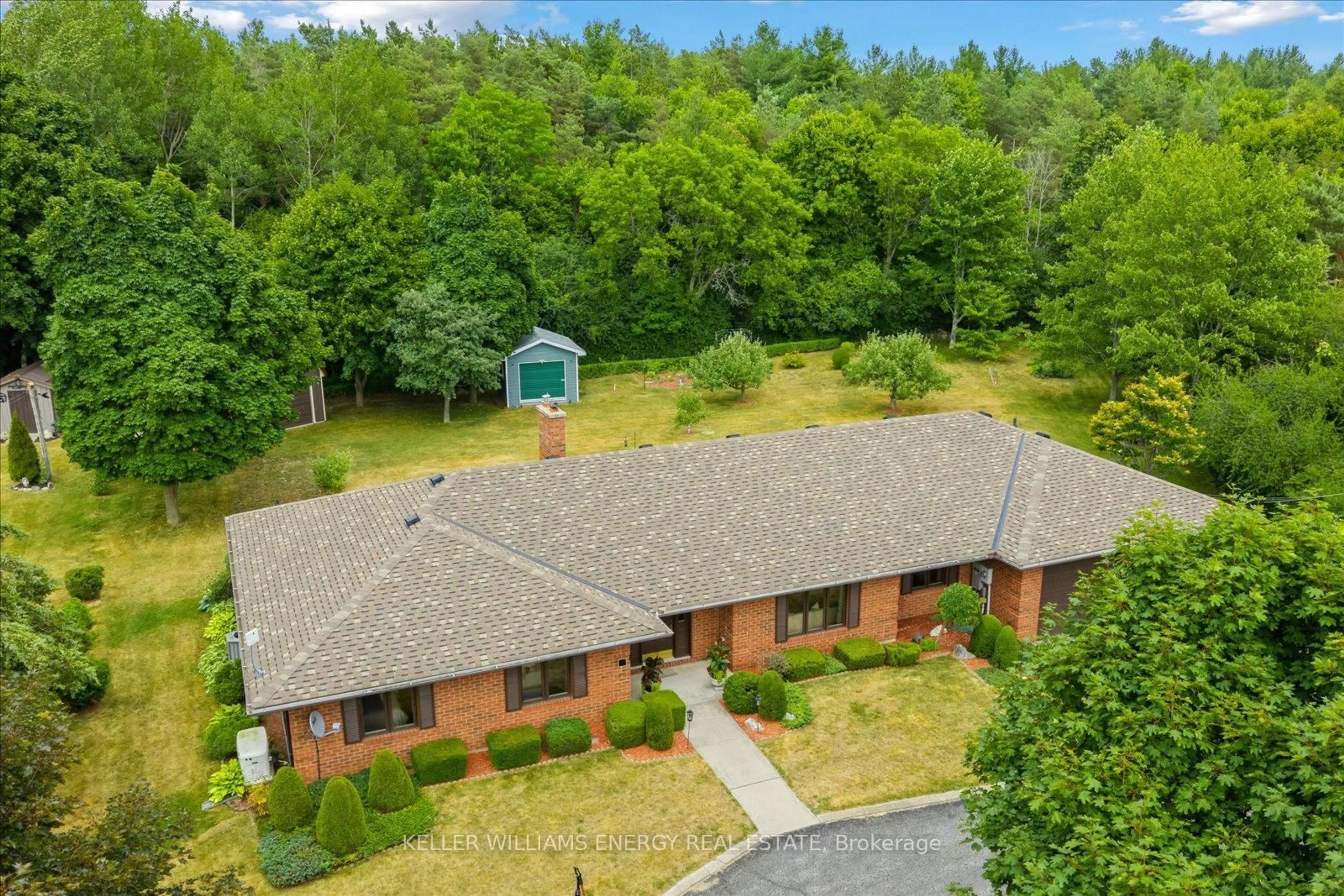 A pic from outside/outdoor area/front of a property/back of a property/a pic from drone, unknown for 4807 County Rd 10 Rd, Port Hope Ontario L1A 3V5