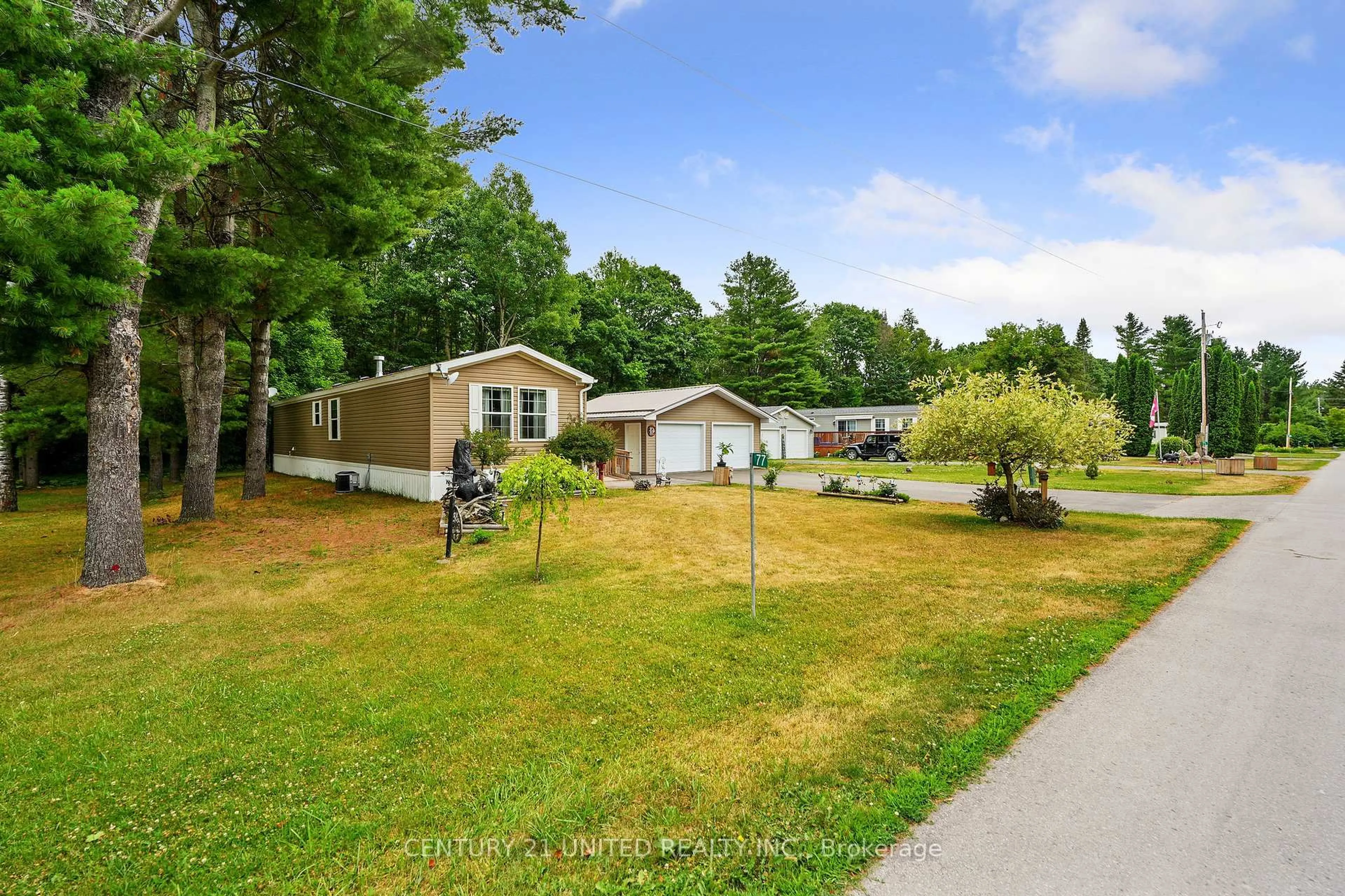 A pic from outside/outdoor area/front of a property/back of a property/a pic from drone, unknown for 77 Belmont St, Havelock-Belmont-Methuen Ontario K0L 1Z0