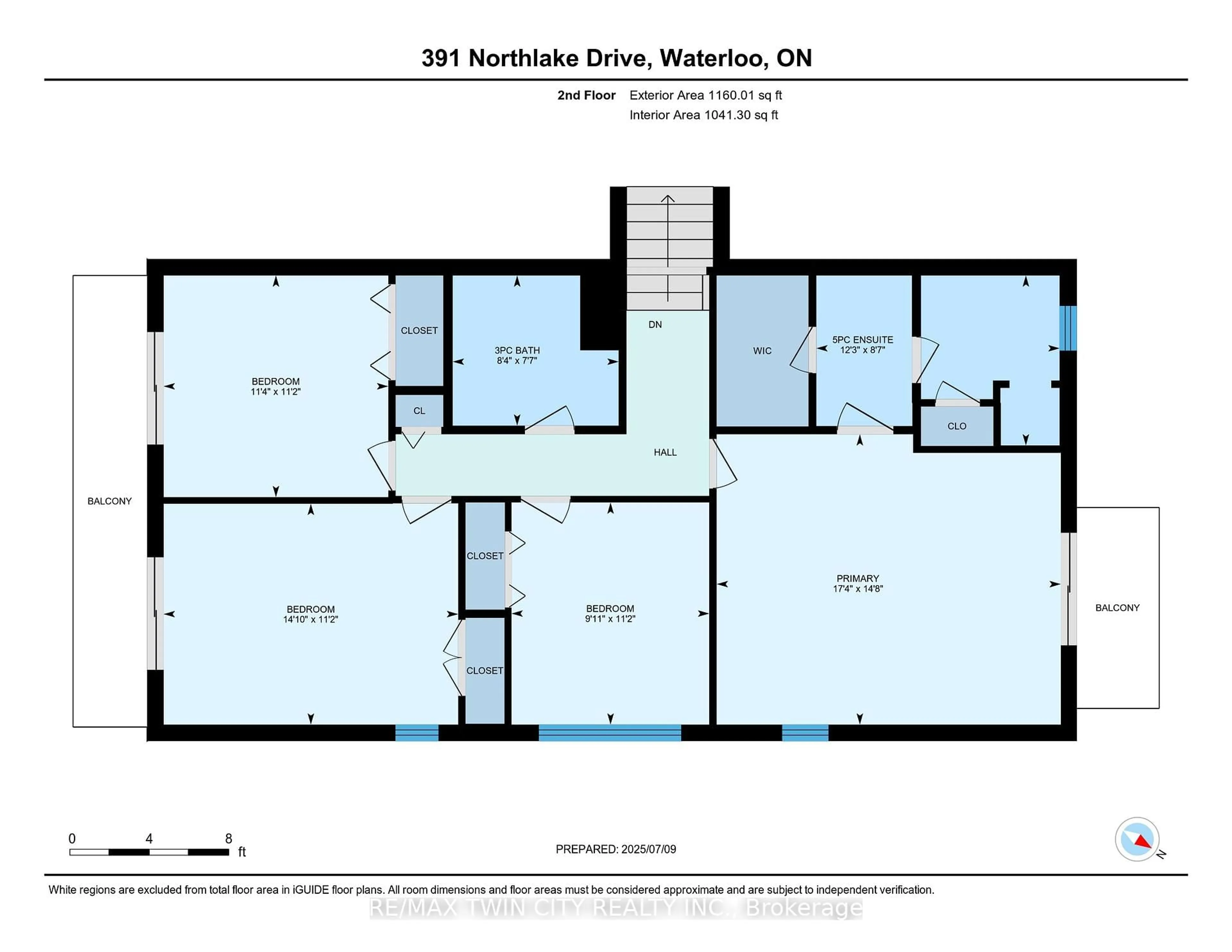 Floor plan for 391 Northlake Dr, Waterloo Ontario N2V 1W8