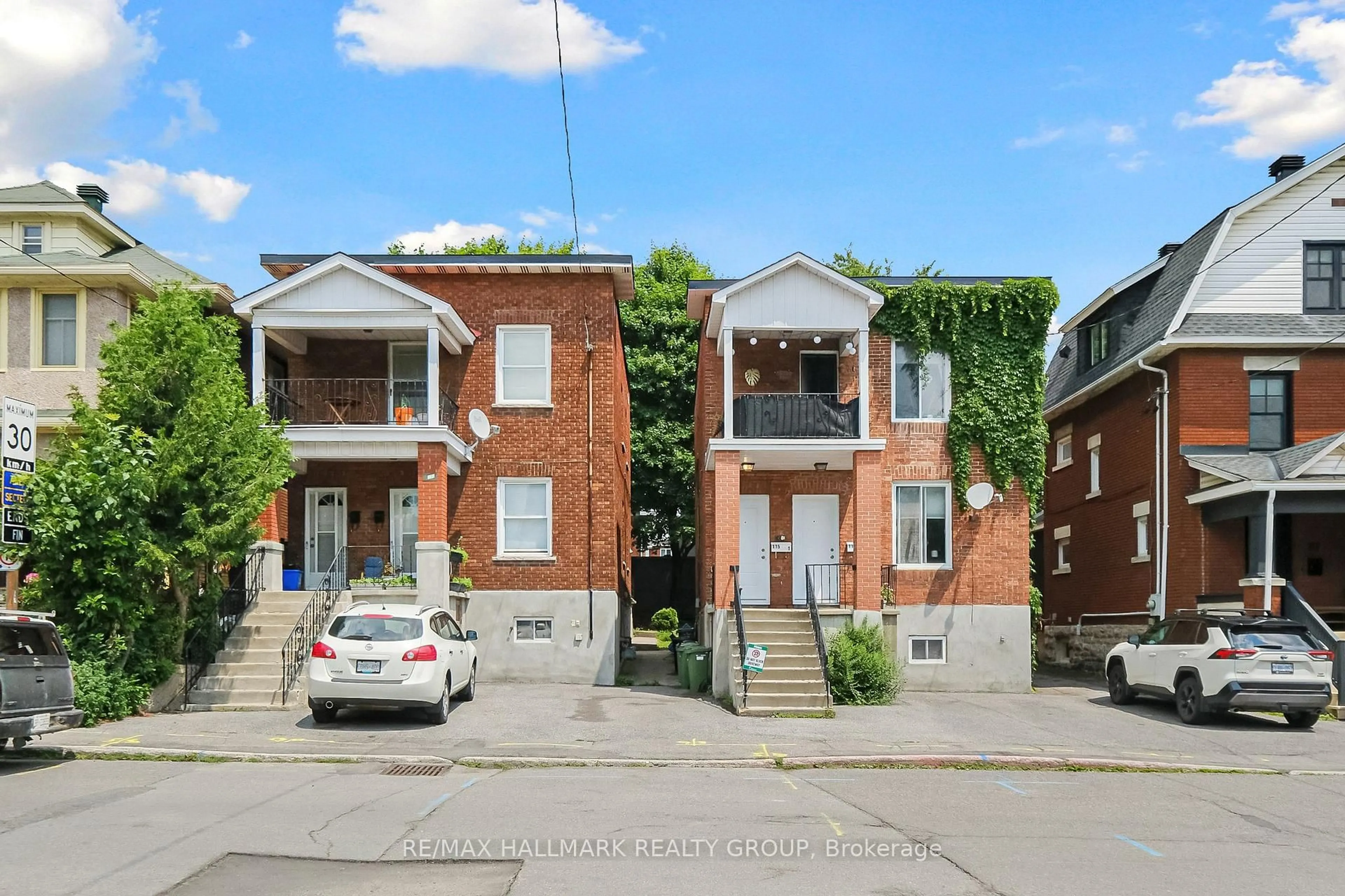 Home with brick exterior material, street for 115-115 1/2 Fairmont Ave, Ottawa Ontario K1Y 1X7