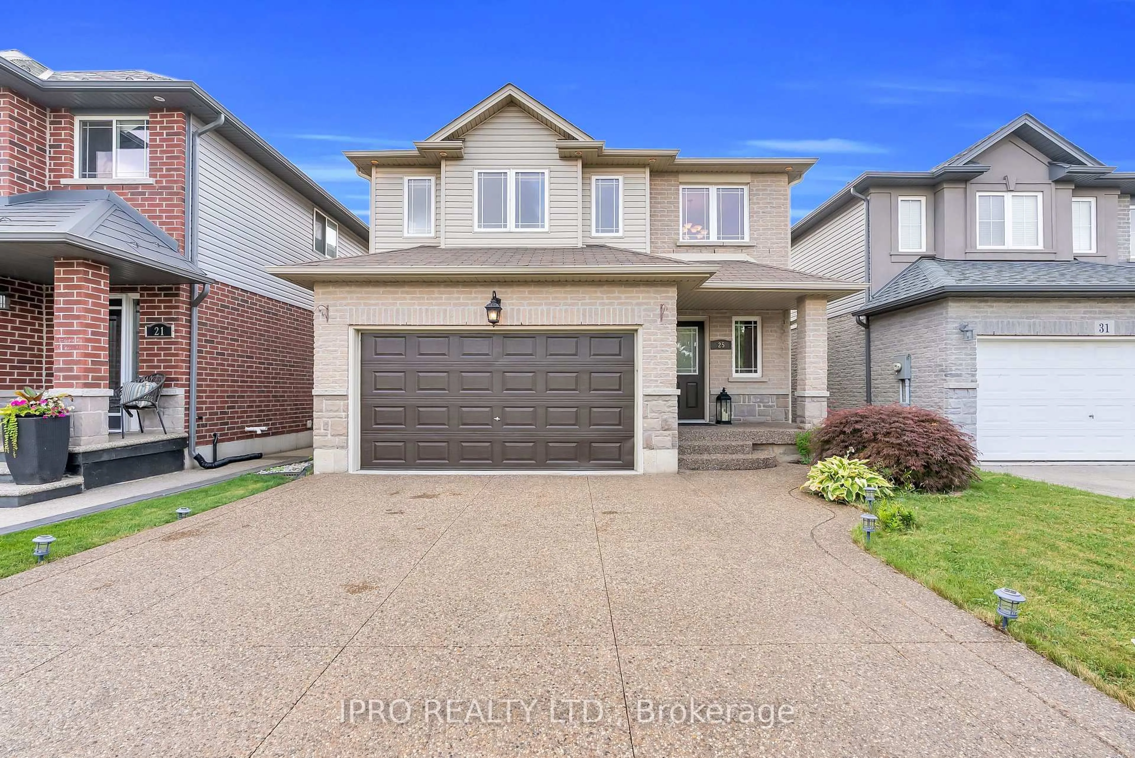 Home with brick exterior material, street for 25 Stoneglen Way, Hamilton Ontario L0R 1W0