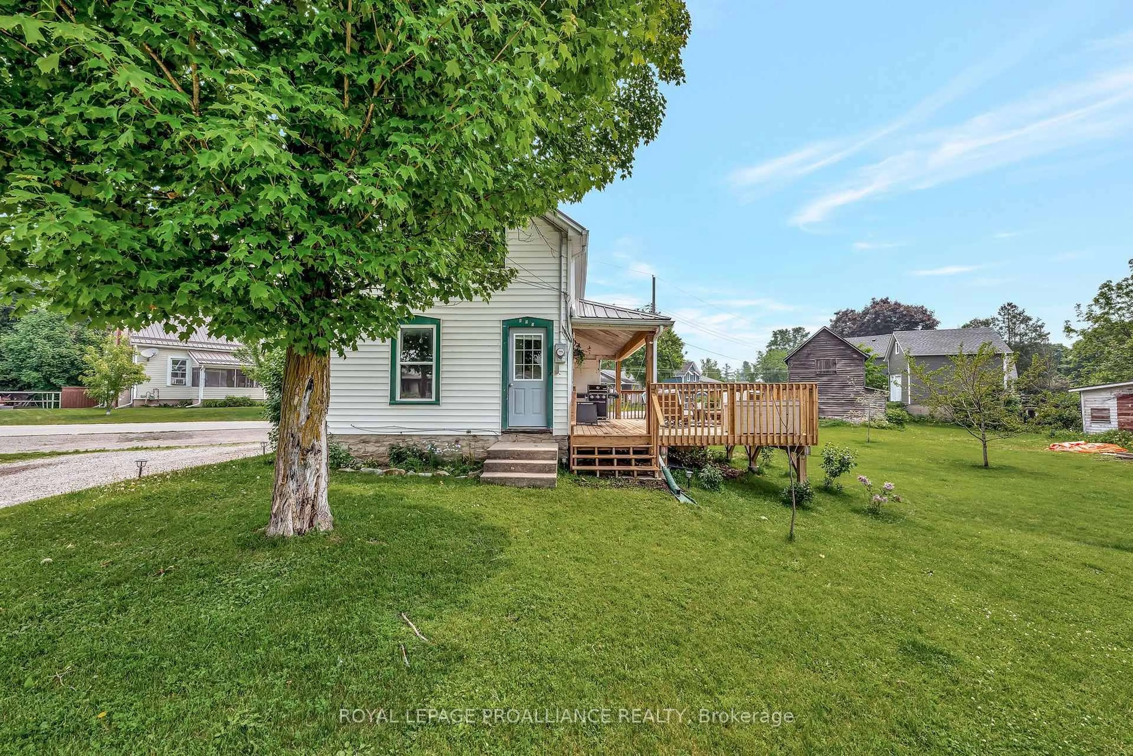 A pic from outside/outdoor area/front of a property/back of a property/a pic from drone, street for 627 Old Bogart Rd, Tweed Ontario K0K 3J0