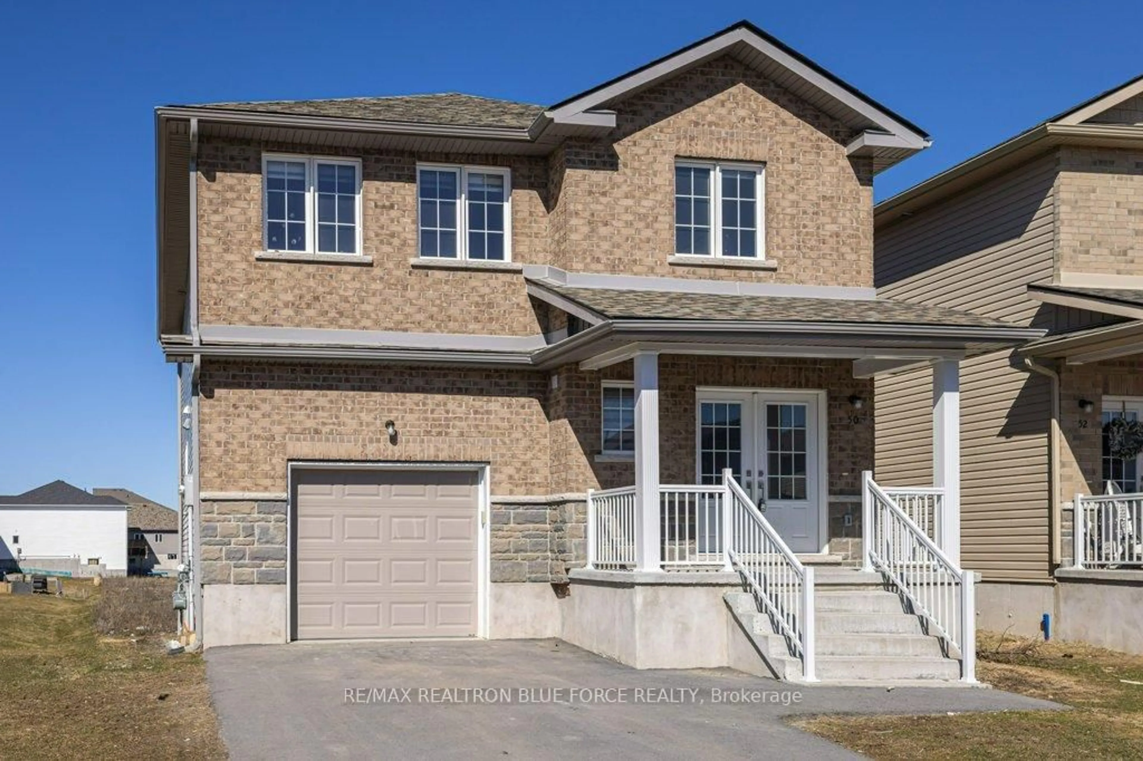 Home with brick exterior material, street for 50 Brennan Cres, Bissett Creek Ontario K0H 2H0