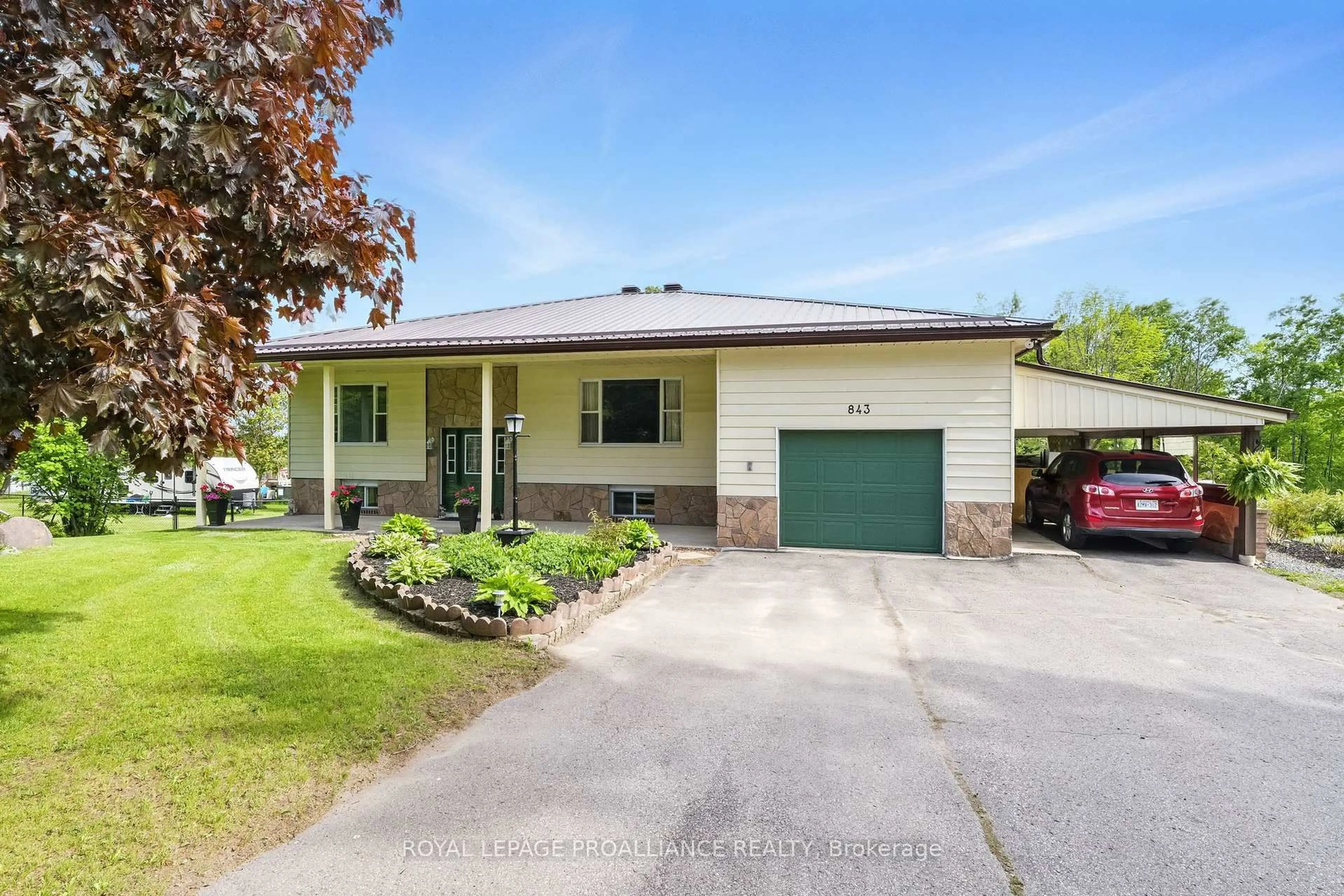 Home with vinyl exterior material, street for 843 County 35 Rd, Trent Hills Ontario K0L 1L0