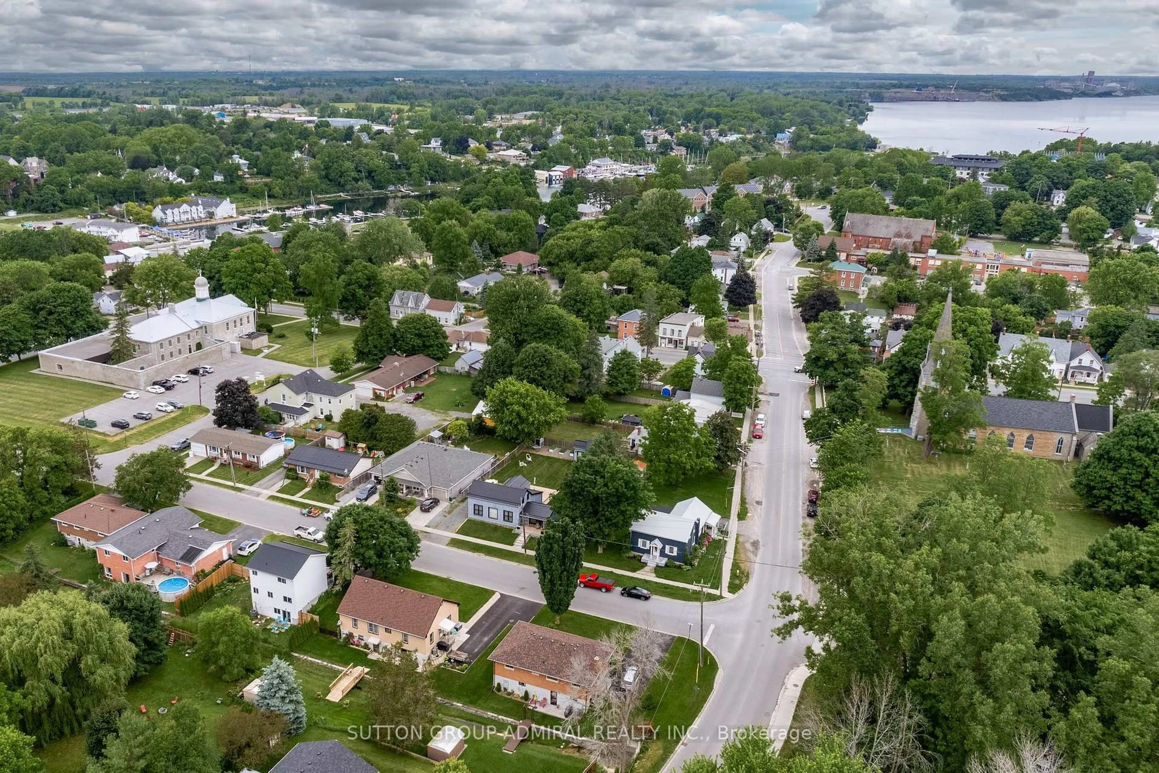 A pic from outside/outdoor area/front of a property/back of a property/a pic from drone, street for 53 York St, Prince Edward County Ontario K0K 2T0