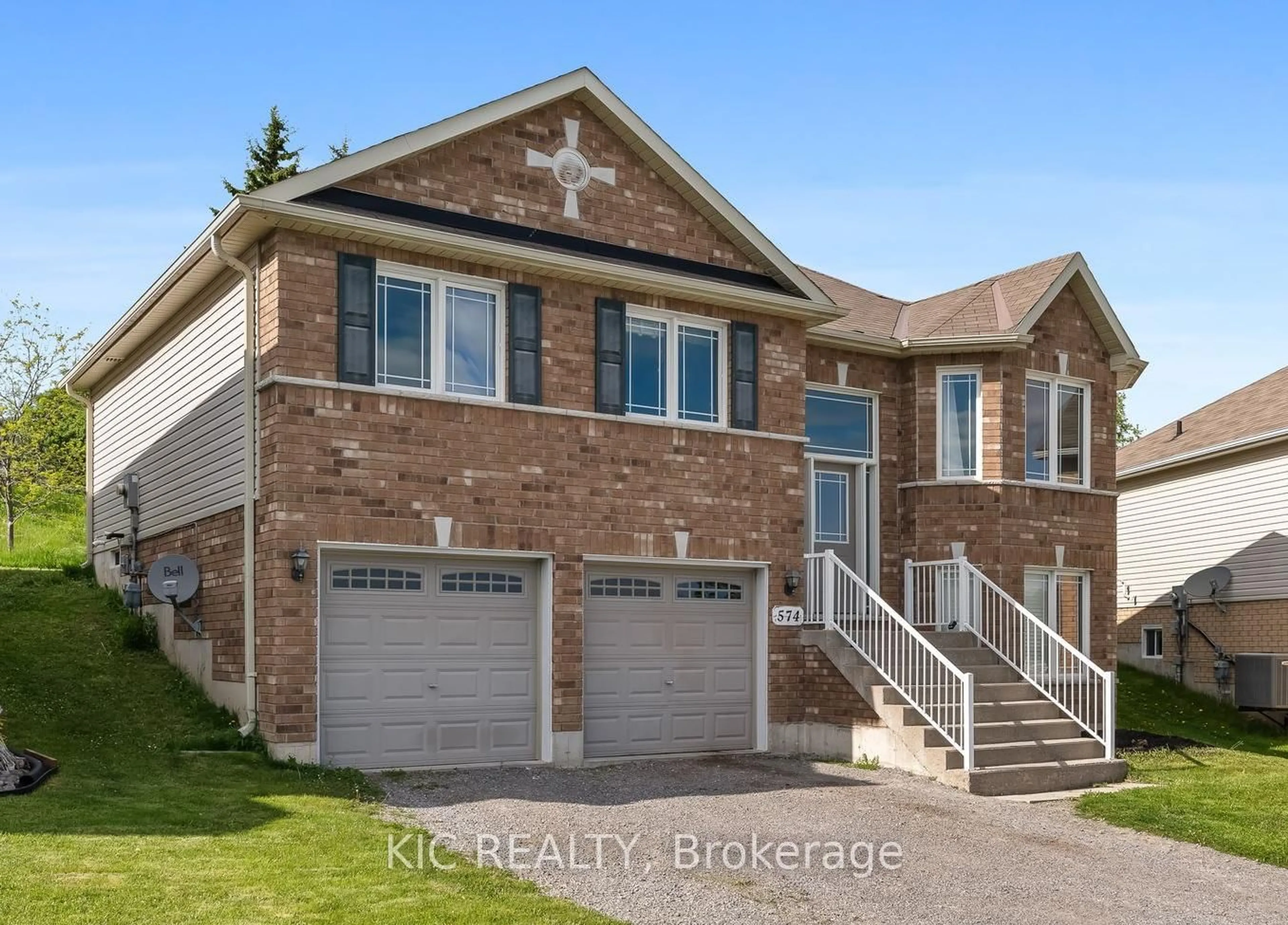 Home with brick exterior material, street for 574 Clancy Cres, Peterborough West Ontario K9K 2S2