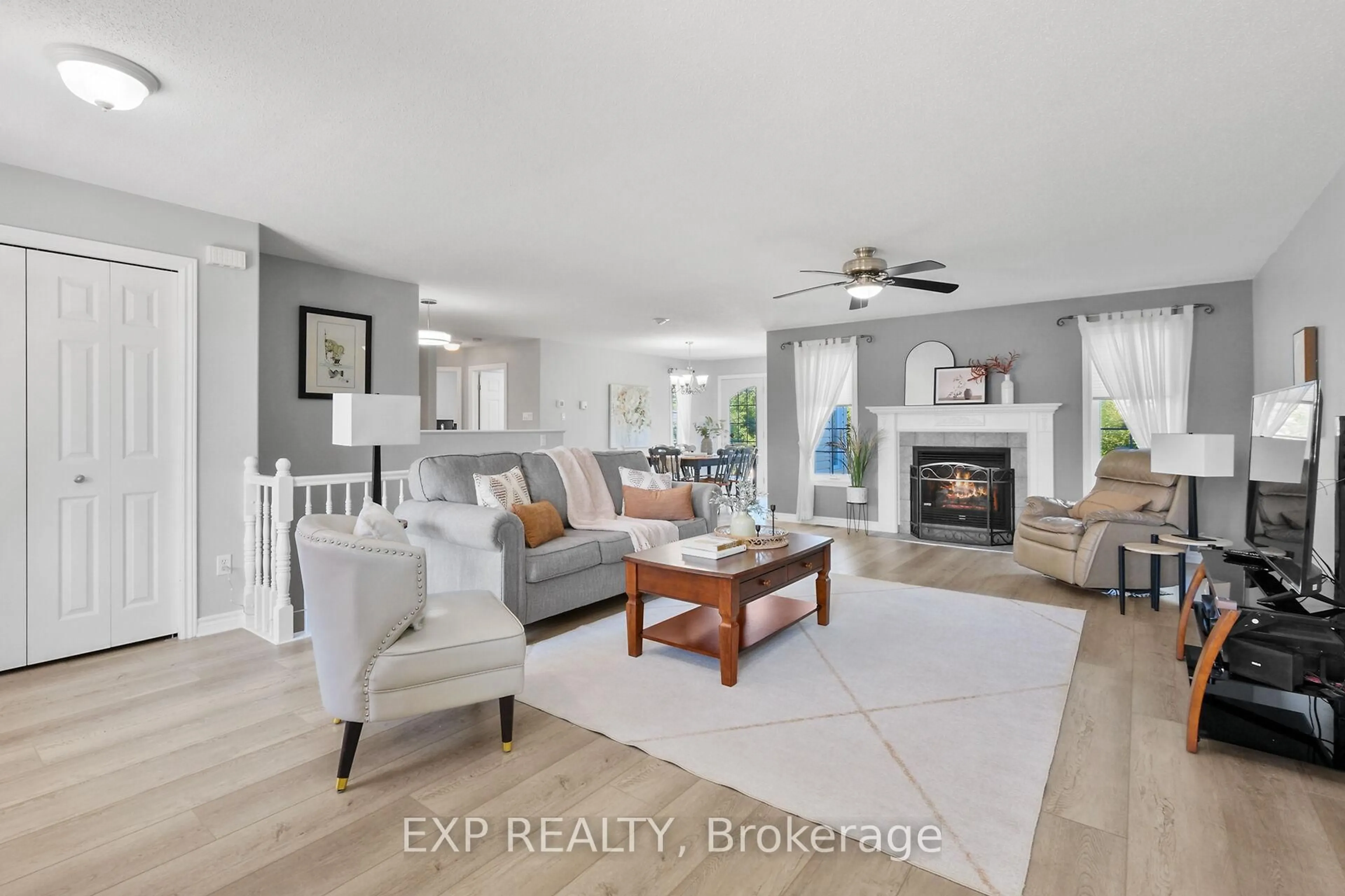 Living room with furniture, ceramic/tile floor for 8059 Black Willow Lane, Metcalfe Ontario K0A 2P0