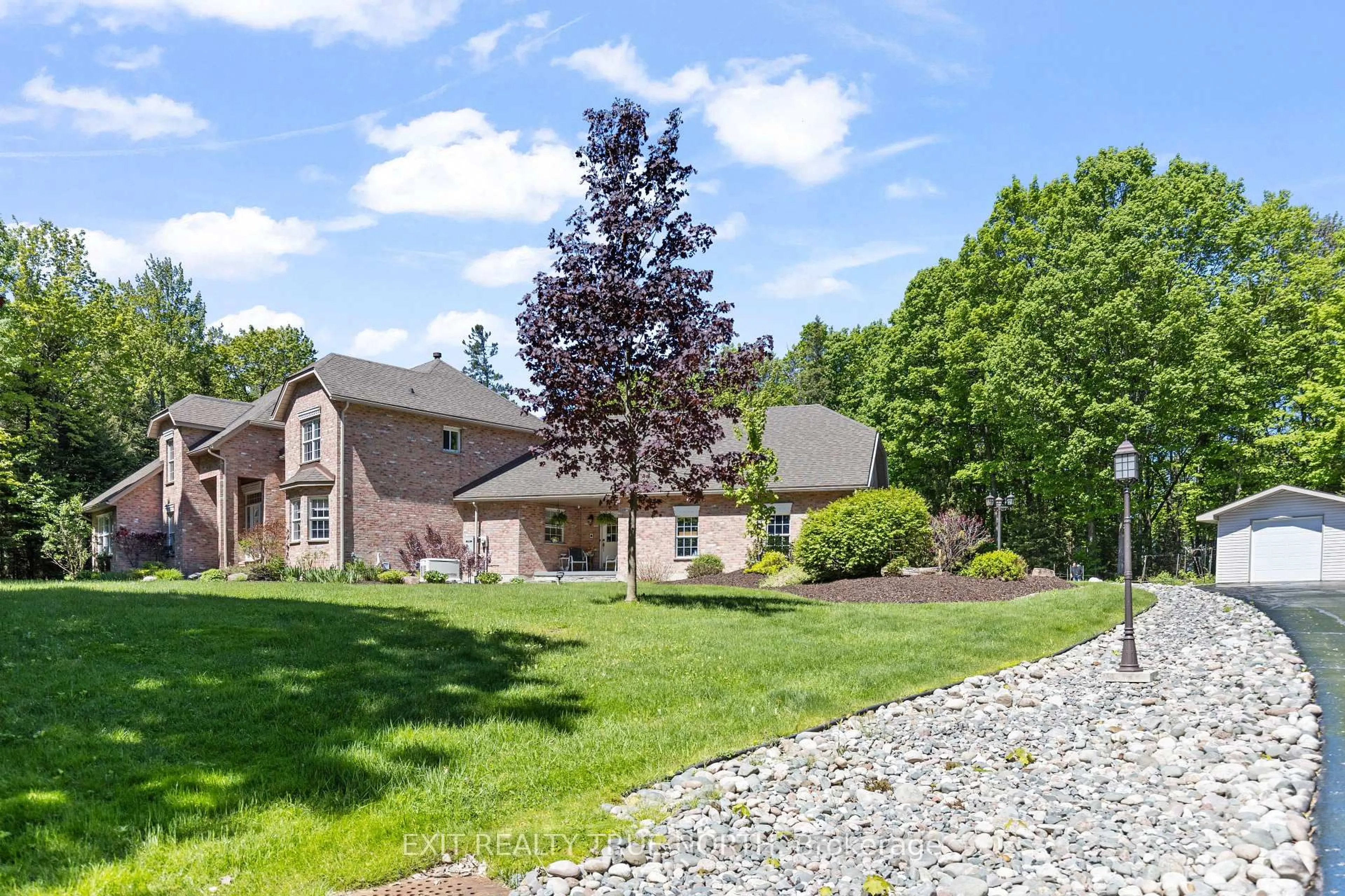 A pic from outside/outdoor area/front of a property/back of a property/a pic from drone, mountain view for 73 Birkshire Pl, Sault Ste Marie Ontario P6A 6J8