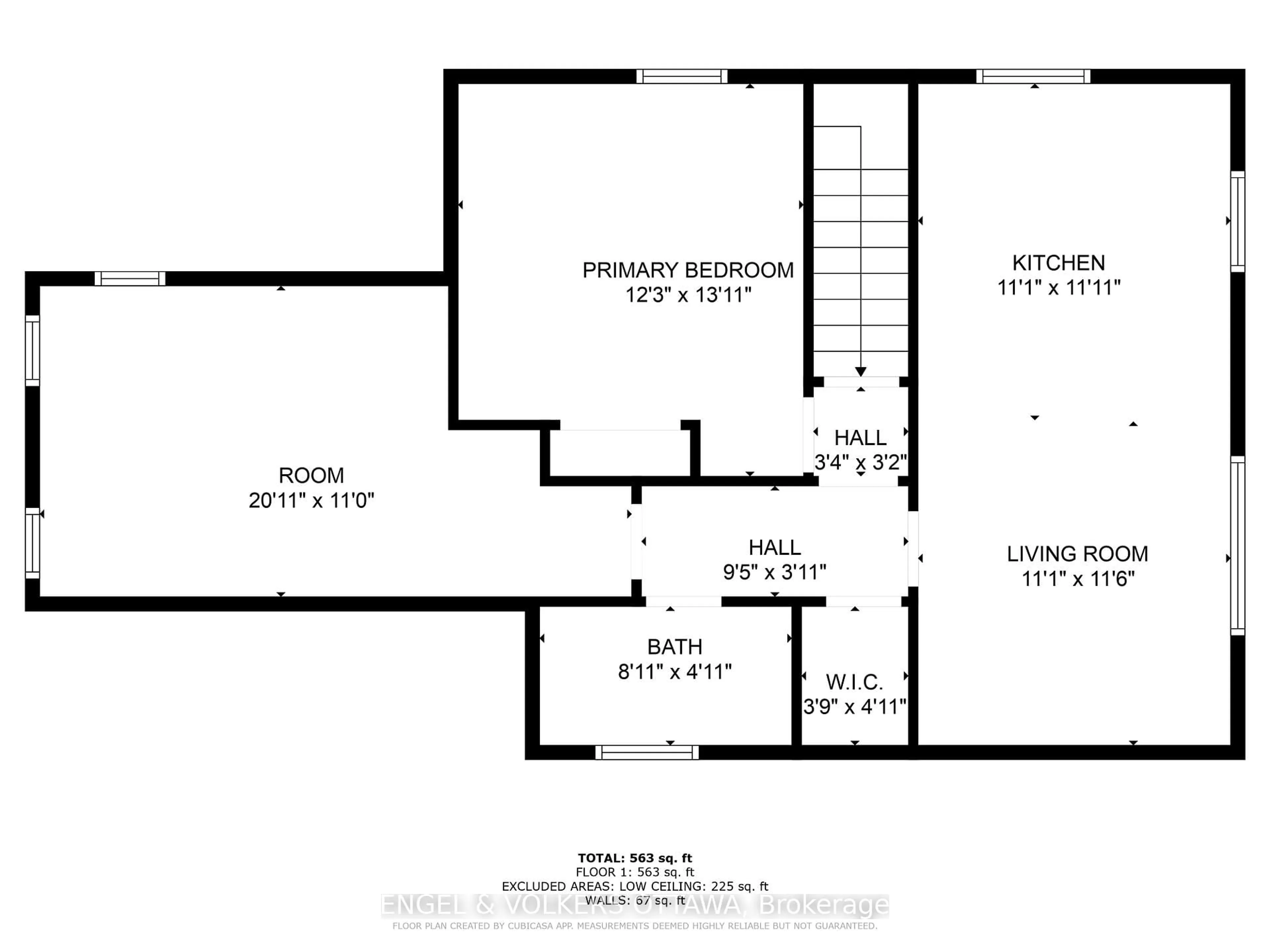 Floor plan for 219 Cobourg St, Ottawa Ontario K1N 8H9