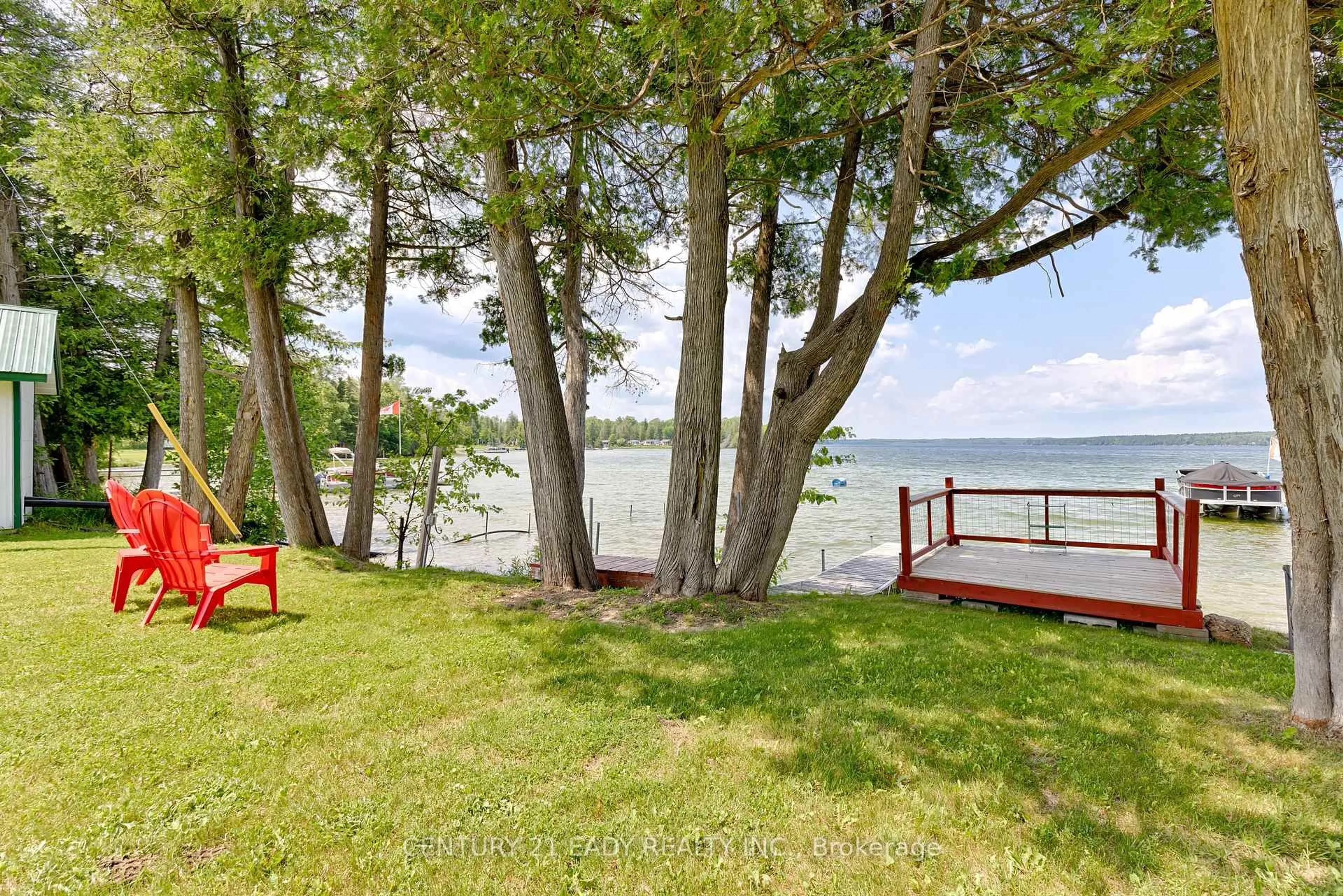 Patio, water/lake/river/ocean view for 29 Weslilly Lane, Eganville Ontario K0J 1T0