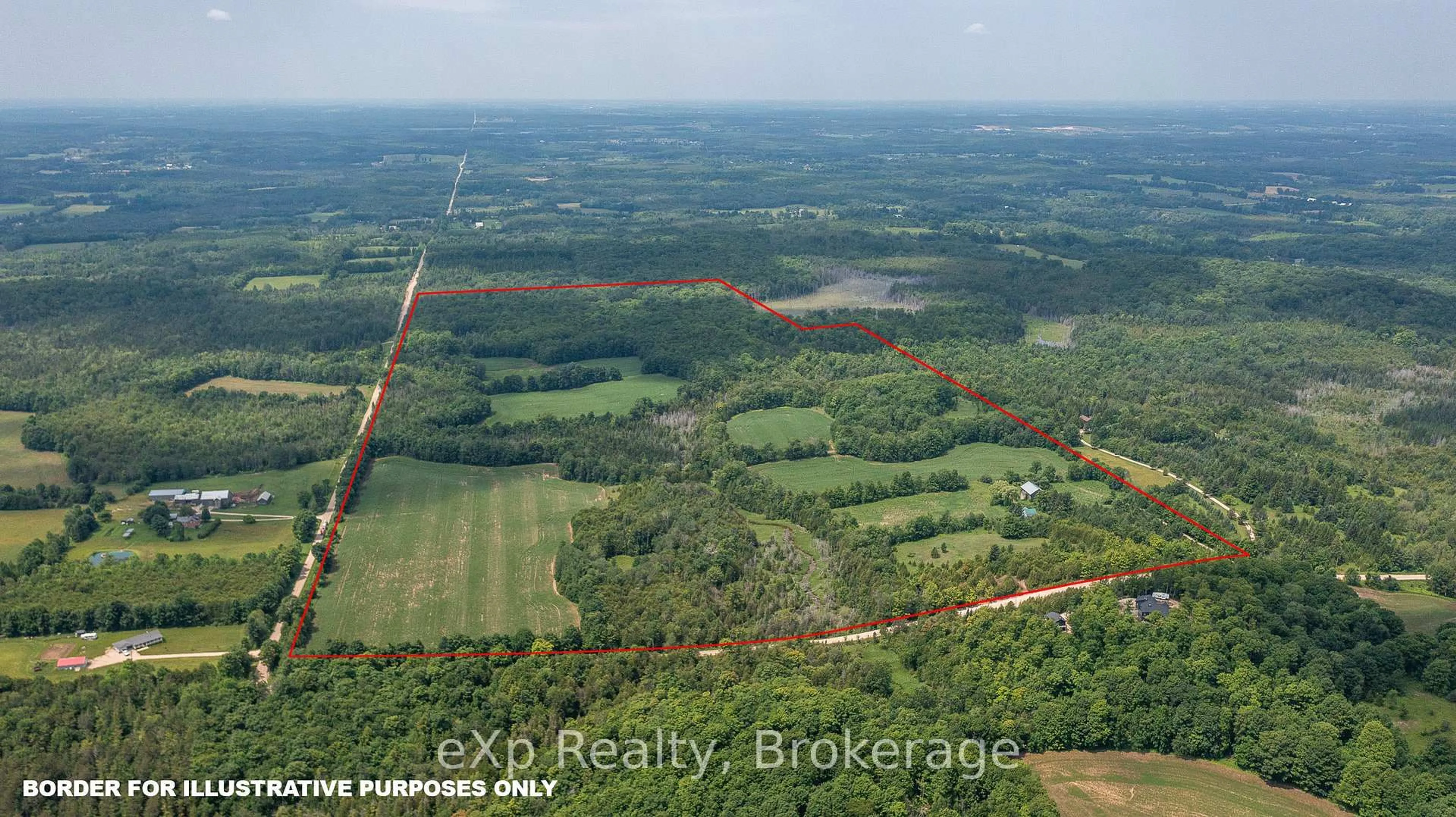 A pic from outside/outdoor area/front of a property/back of a property/a pic from drone, forest/trees view for 4558803 Concession 3B, Chatsworth Ontario N0H 1R0