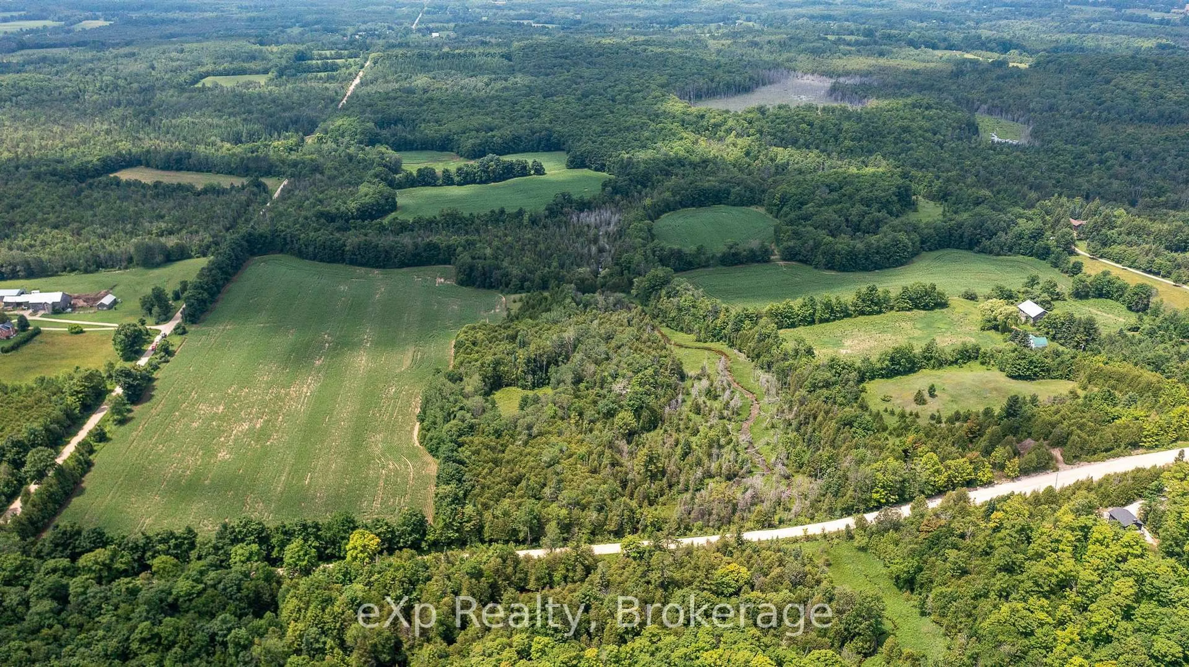 A pic from outside/outdoor area/front of a property/back of a property/a pic from drone, forest/trees view for 4558803 Concession 3B, Chatsworth Ontario N0H 1R0
