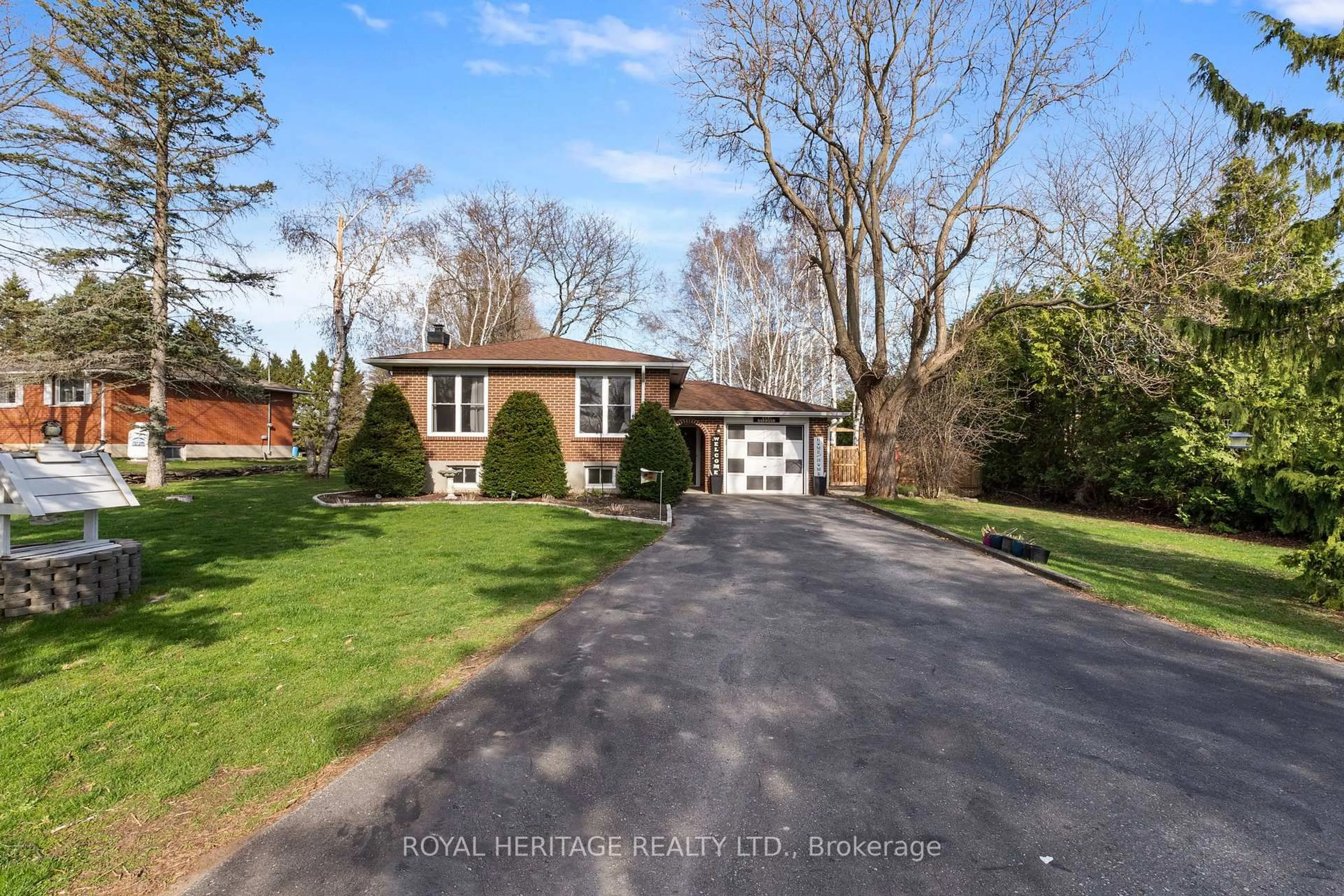 A pic from outside/outdoor area/front of a property/back of a property/a pic from drone, street for 3281 Harwood Rd, Hamilton Township Ontario K0K 1C0