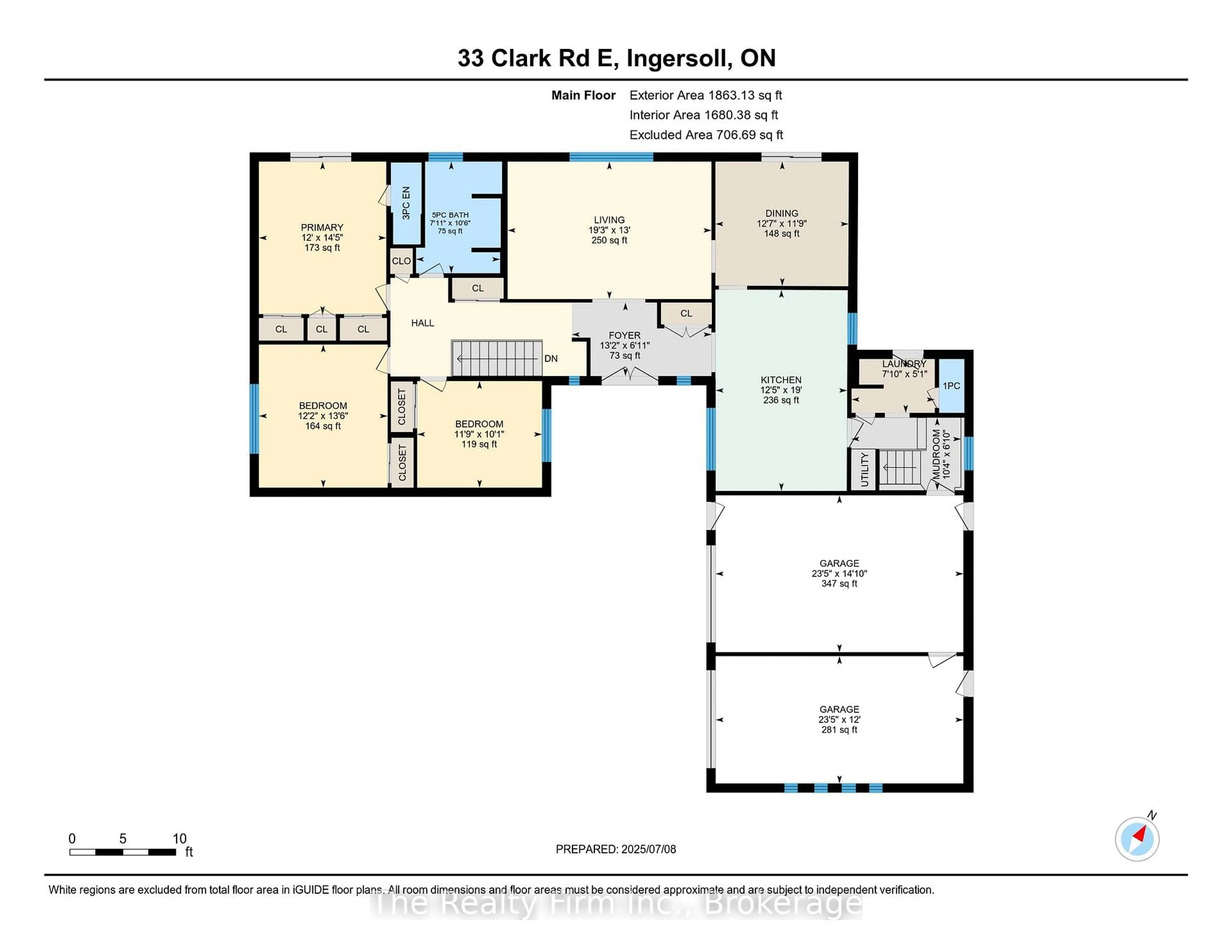 Floor plan for 33 Clark Rd, Ingersoll Ontario N5C 3R6