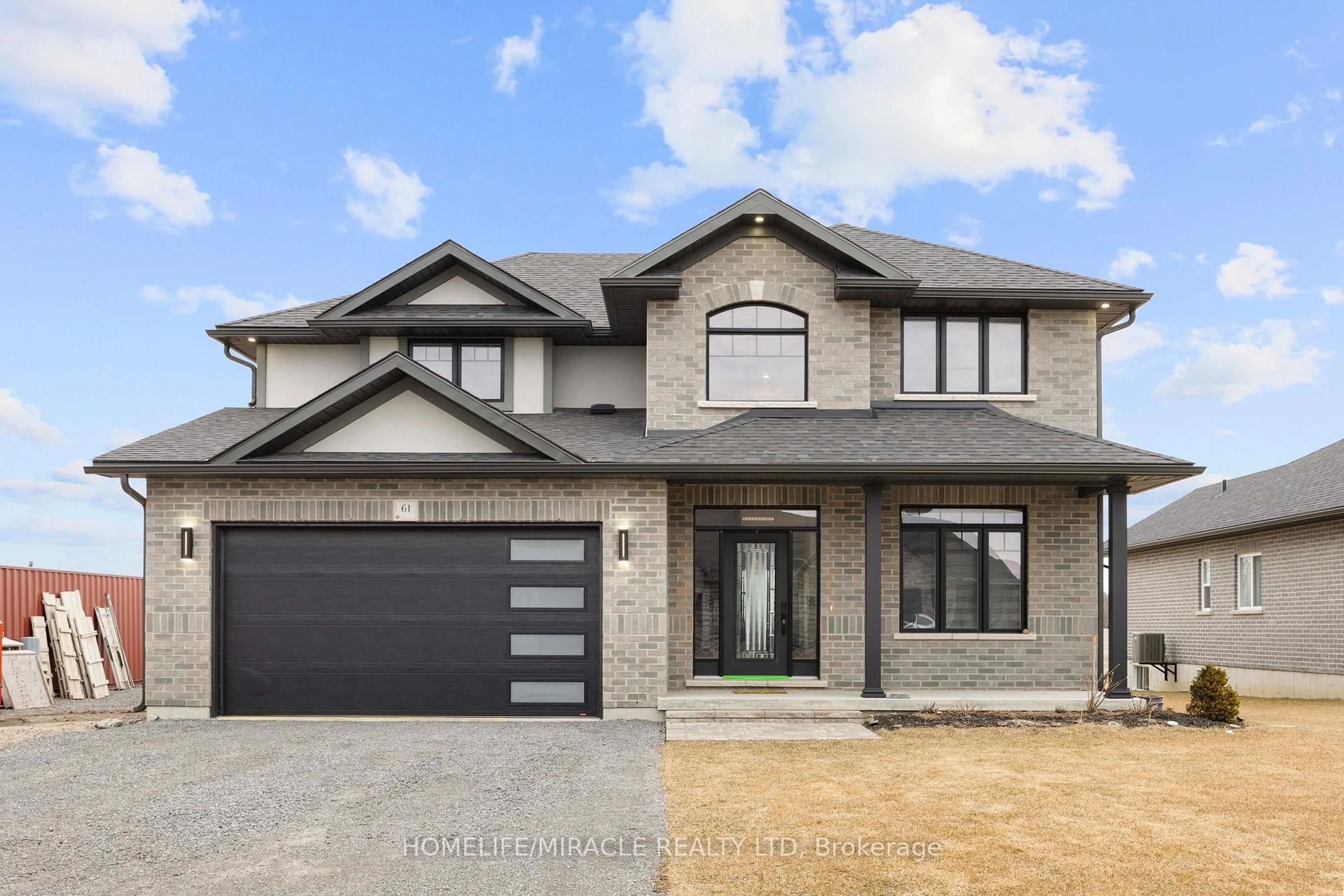 Home with brick exterior material, street for 61 Raycroft Dr, Belleville Ontario K8N 0R5