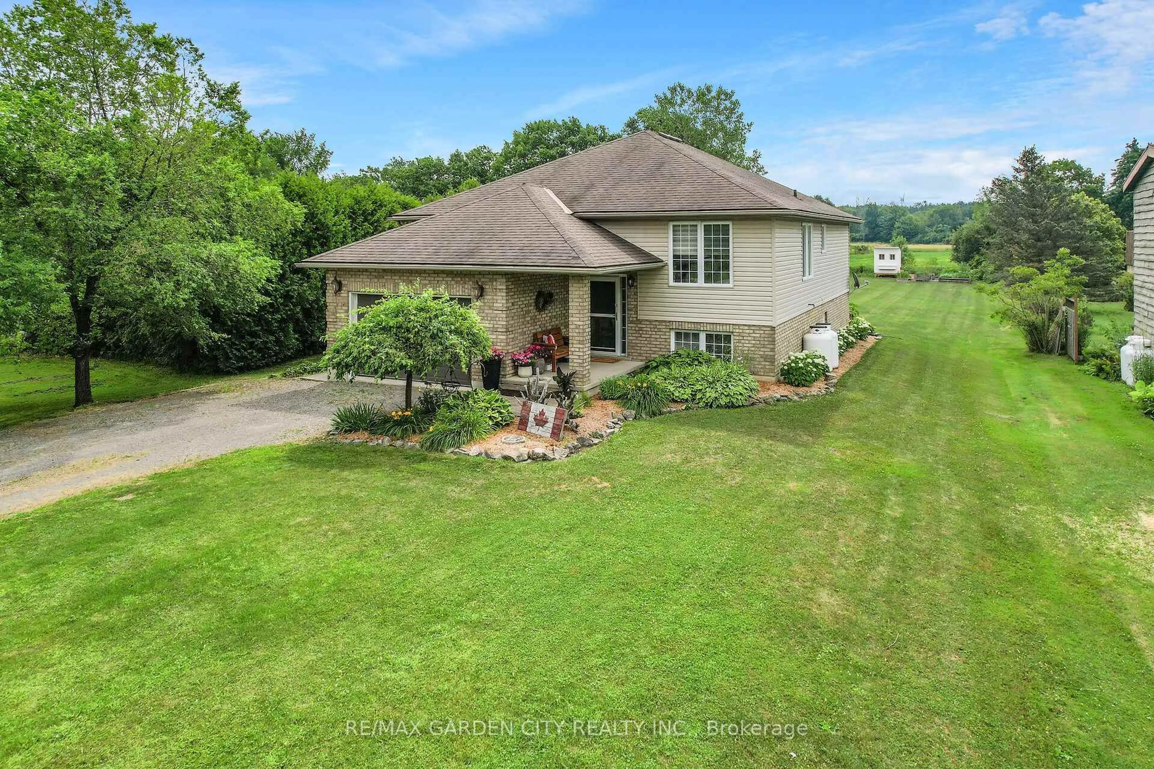 A pic from outside/outdoor area/front of a property/back of a property/a pic from drone, water/lake/river/ocean view for 682 Hines Rd, Haldimand Ontario N1A 2W7