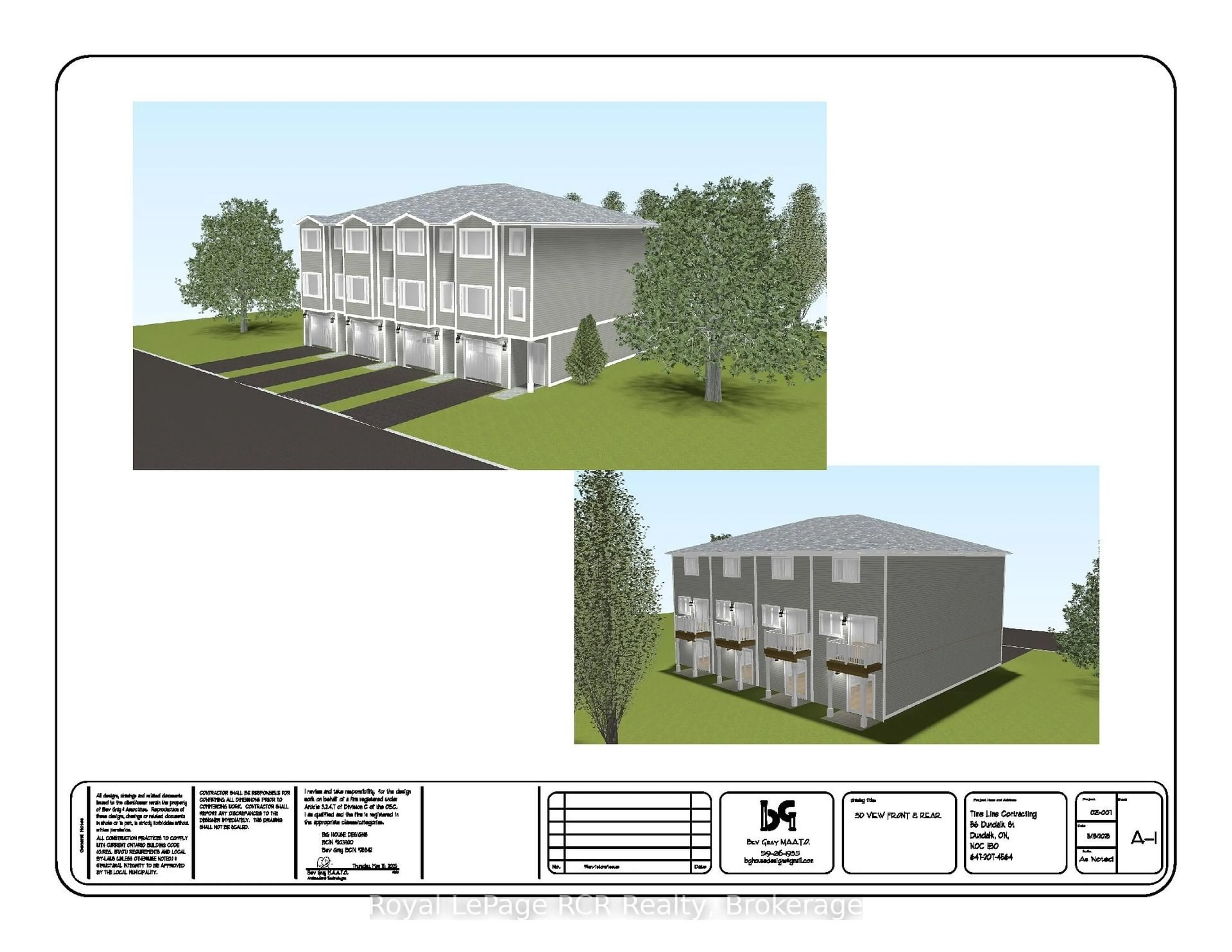 Floor plan for 56 A Dundalk St, Southgate Ontario N0C 1B0
