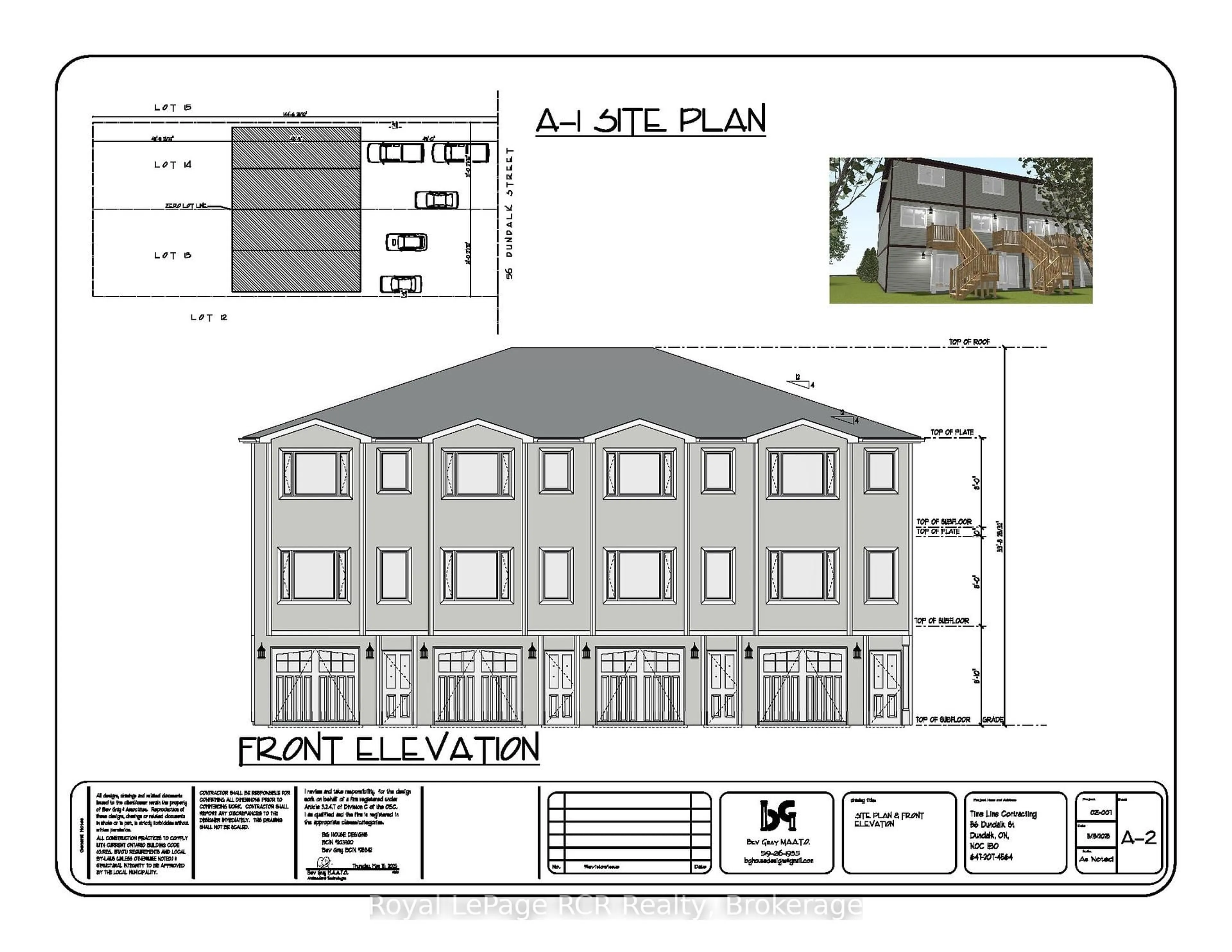 Floor plan for 56 A Dundalk St, Southgate Ontario N0C 1B0