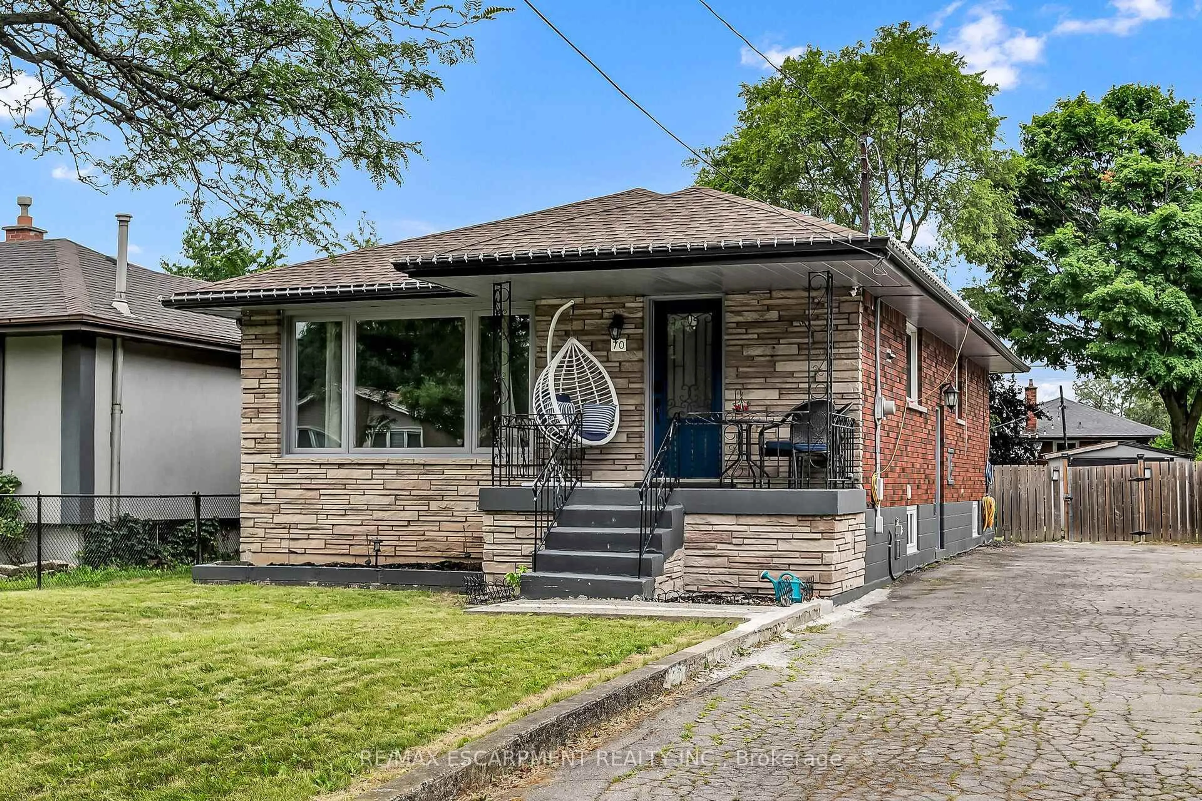 Home with brick exterior material, street for 70 Deschene Ave, Hamilton Ontario L9A 3J7