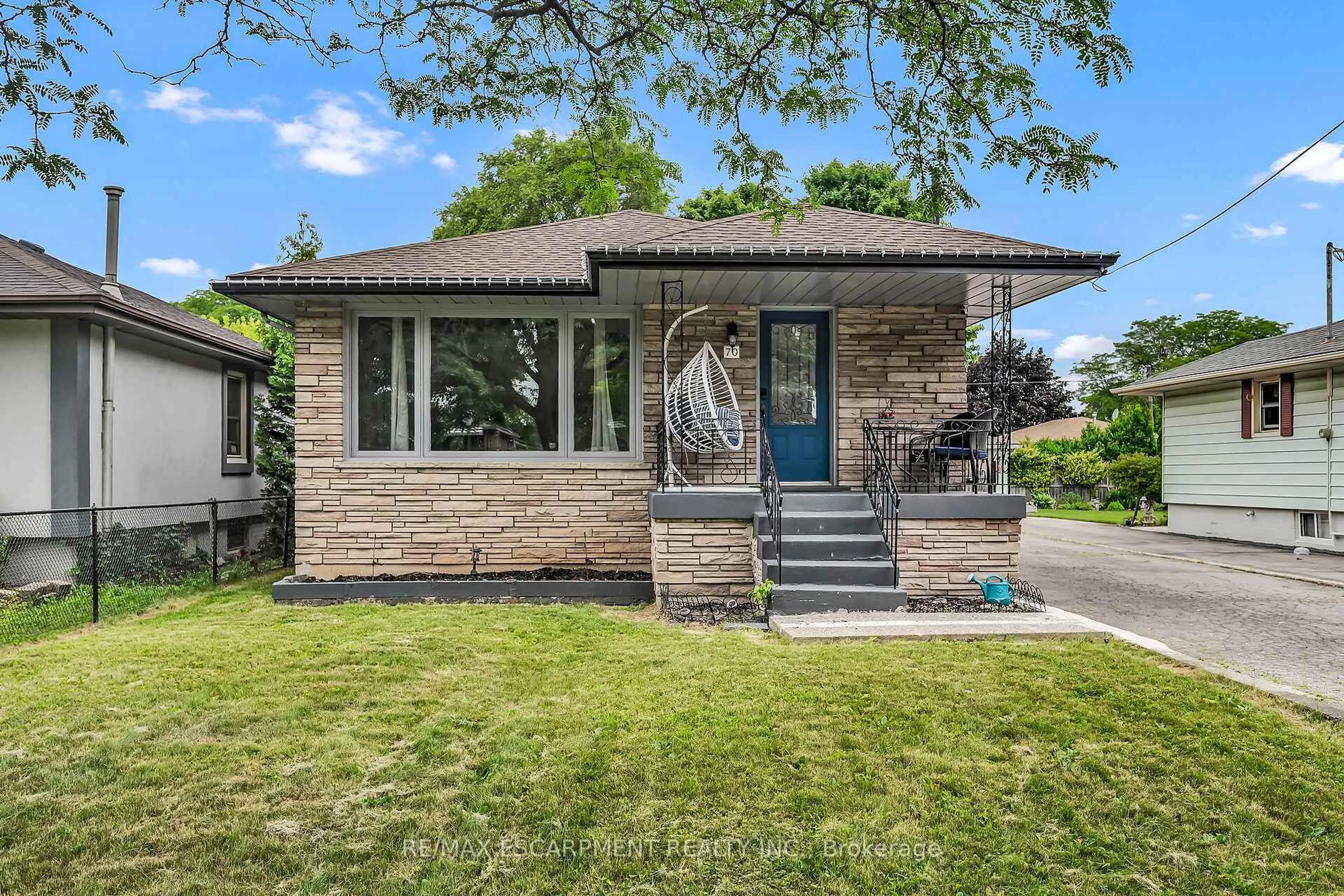Home with brick exterior material, street for 70 Deschene Ave, Hamilton Ontario L9A 3J7