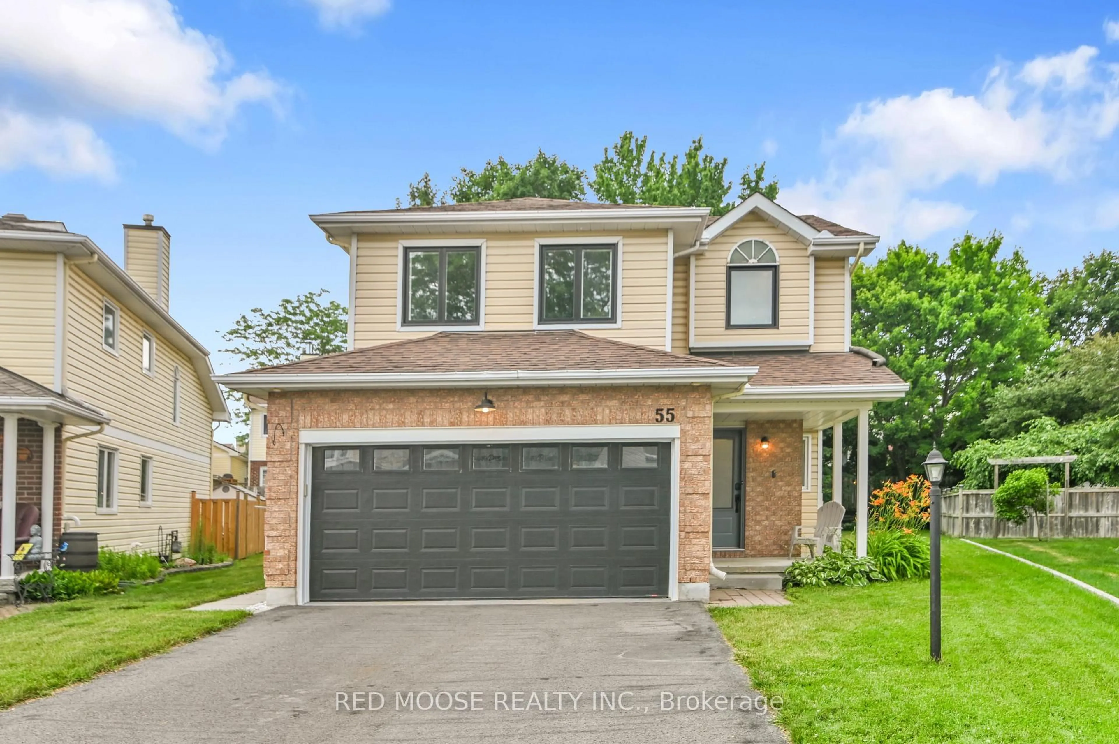 Home with brick exterior material, street for 55 Hawley Cres, Kanata Ontario K2M 1T4