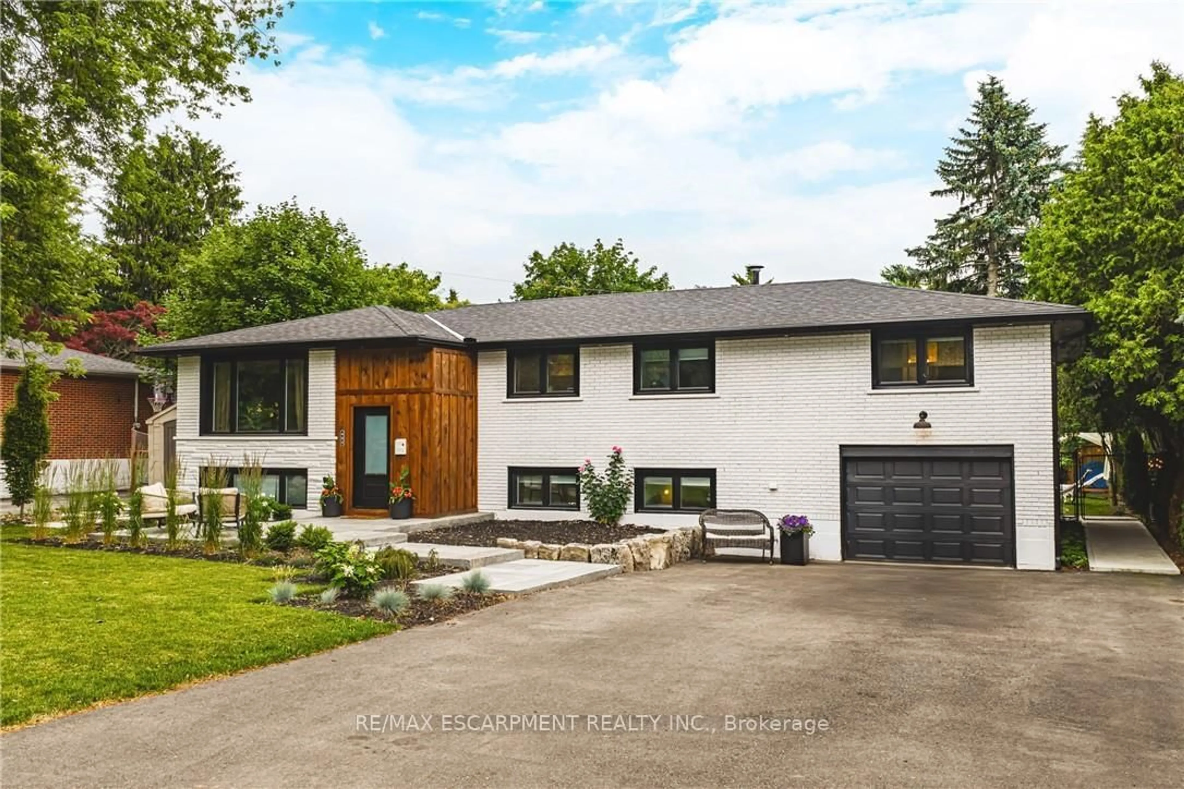 Home with brick exterior material, street for 452 John Frederick Dr, Hamilton Ontario L9G 2R2