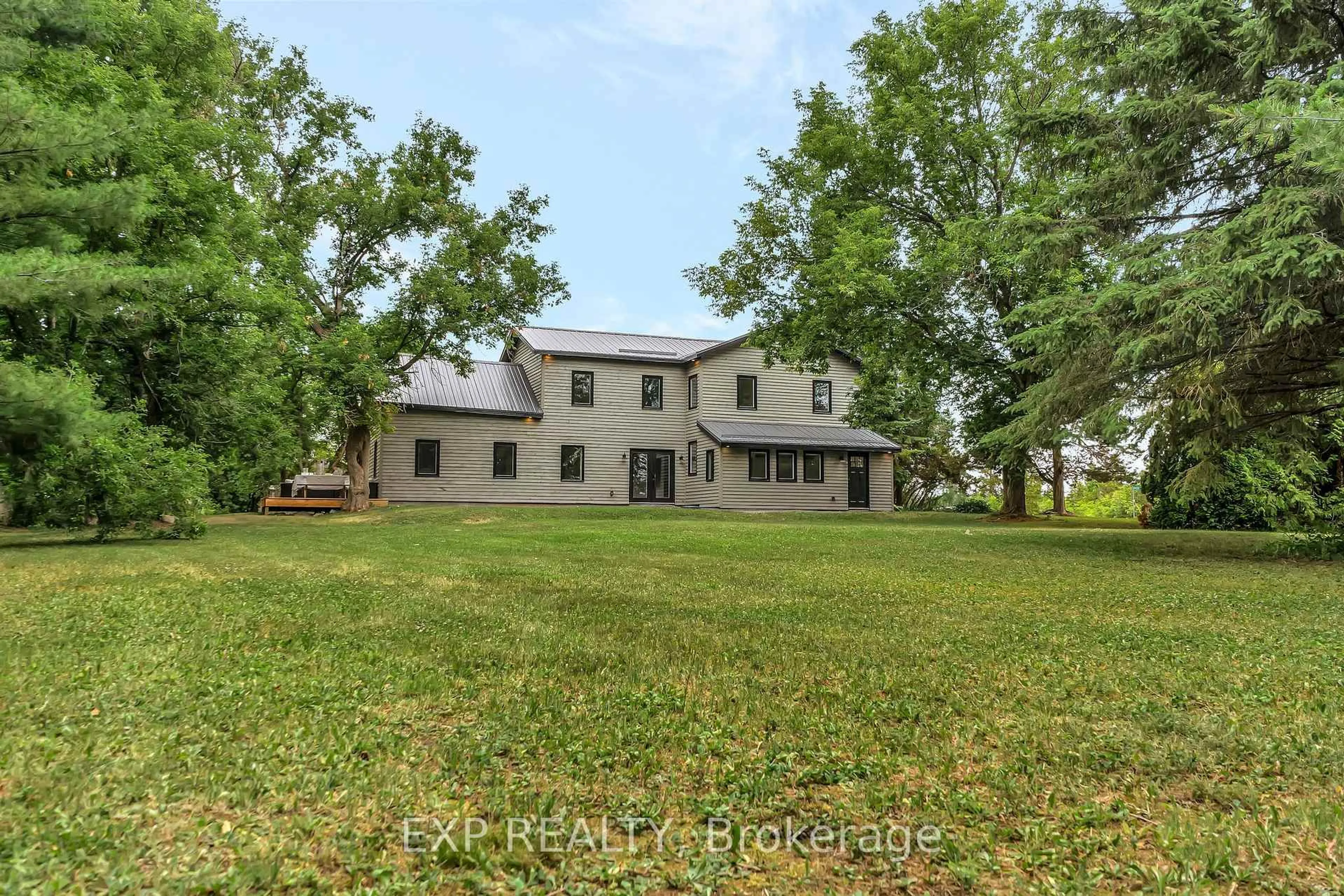 A pic from outside/outdoor area/front of a property/back of a property/a pic from drone, unknown for 2452 County Rd 4, Napanee Ontario K0K 1J0