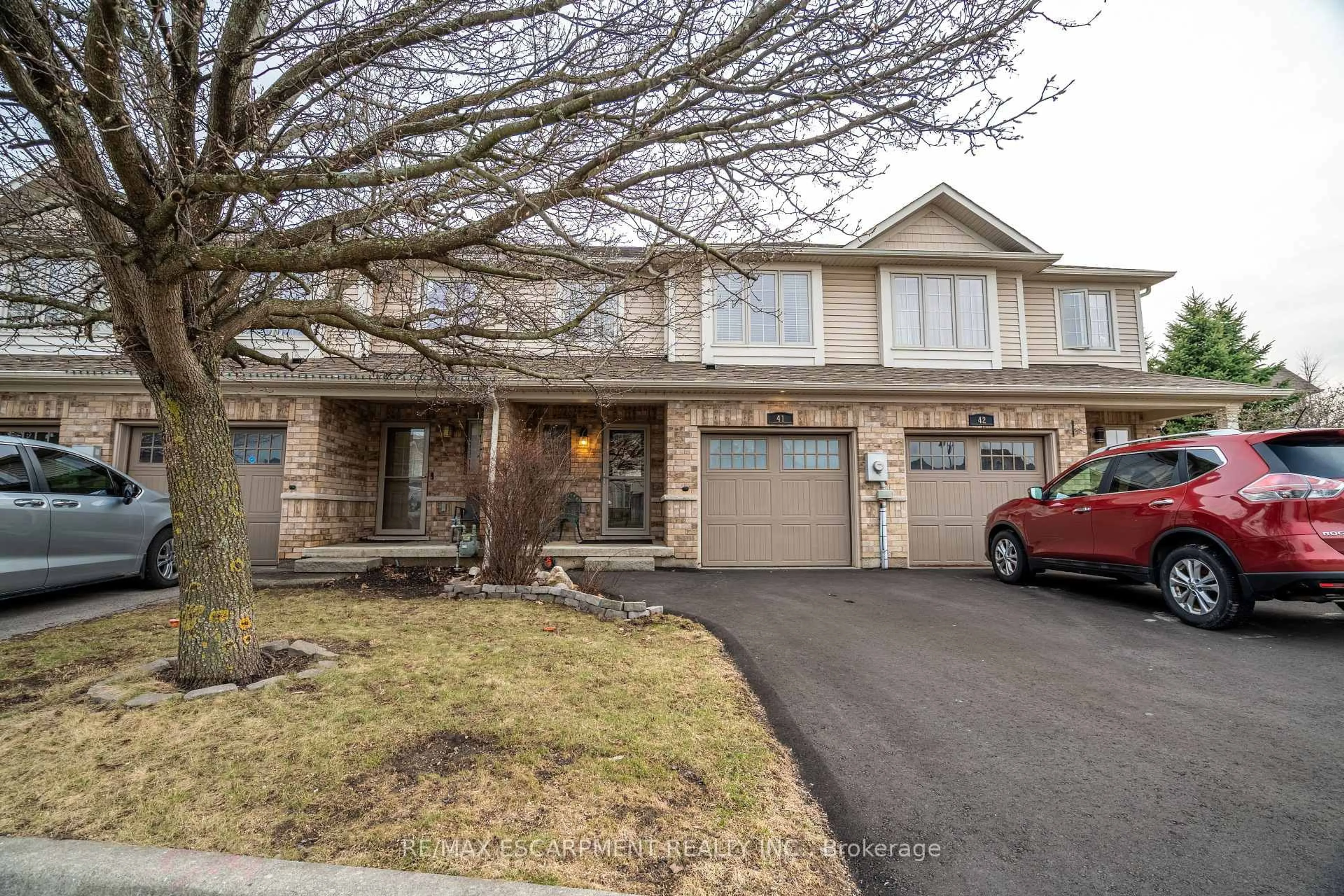 Home with brick exterior material, street for 222 Fall Fair Way #41, Hamilton Ontario L0R 1C0