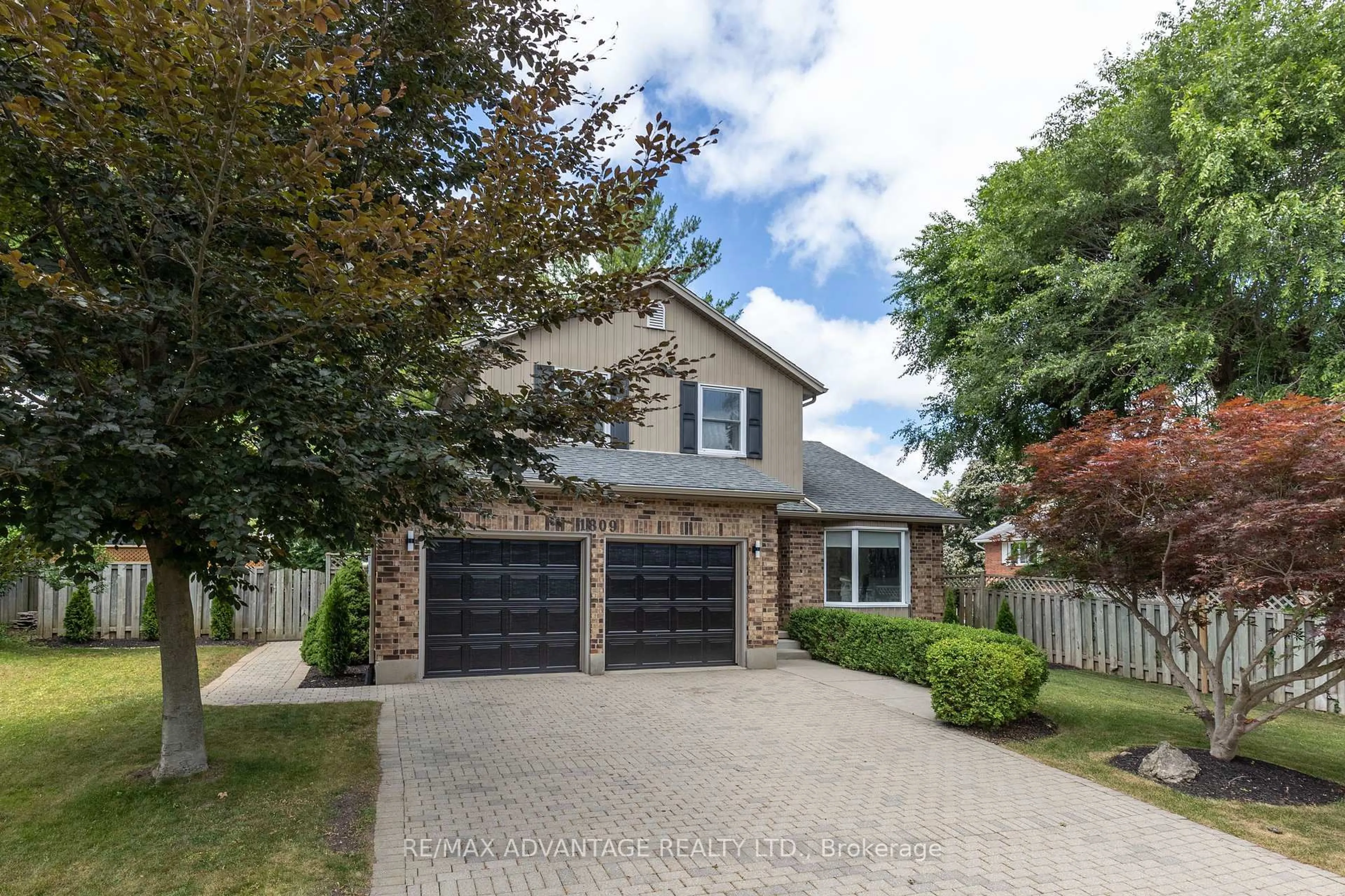Home with brick exterior material, street for 1809 Phillbrook Dr, London North Ontario N5X 2Y2