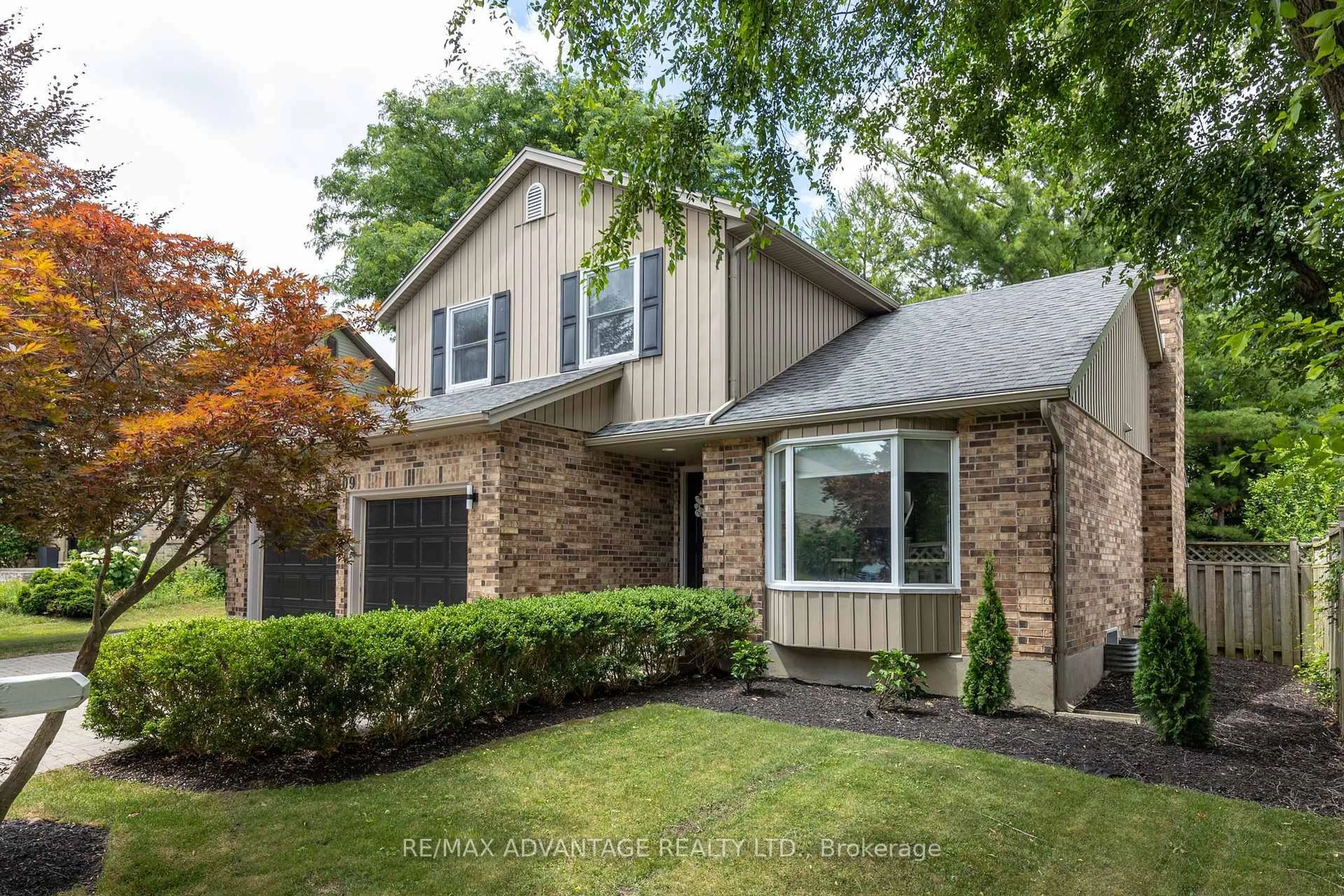 Home with brick exterior material, street for 1809 Phillbrook Dr, London North Ontario N5X 2Y2