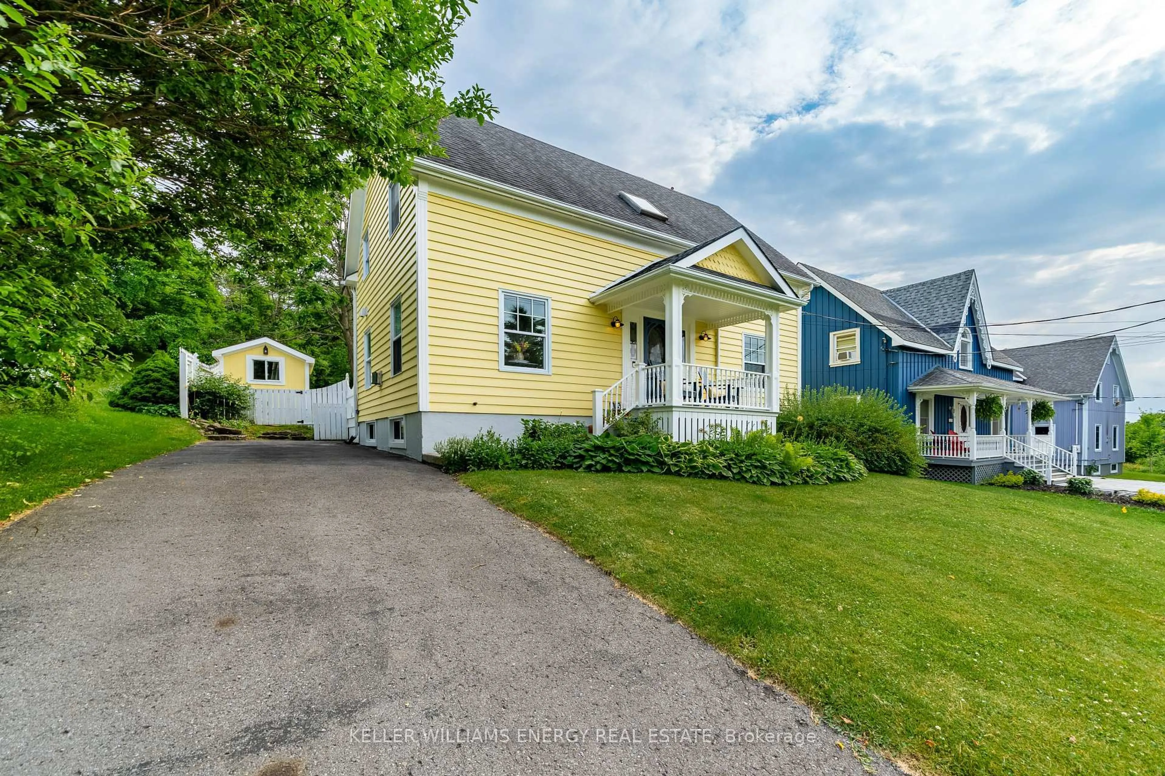 A pic from outside/outdoor area/front of a property/back of a property/a pic from drone, street for 15 CUMBERLAND St, Prince Edward County Ontario K0K 2T0