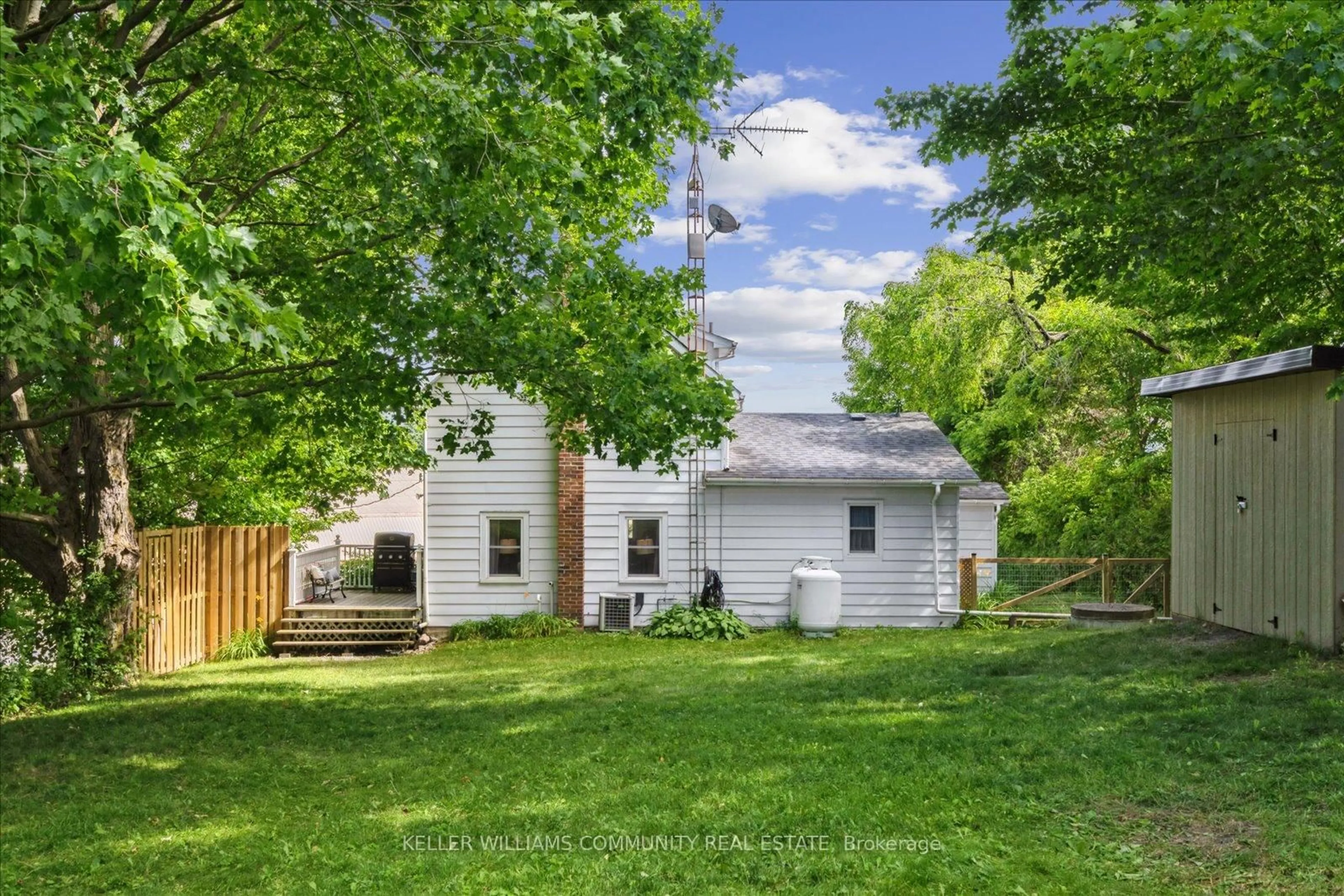 A pic from outside/outdoor area/front of a property/back of a property/a pic from drone, unknown for 9106 County Road 45, Alnwick/Haldimand Ontario K0K 2X0