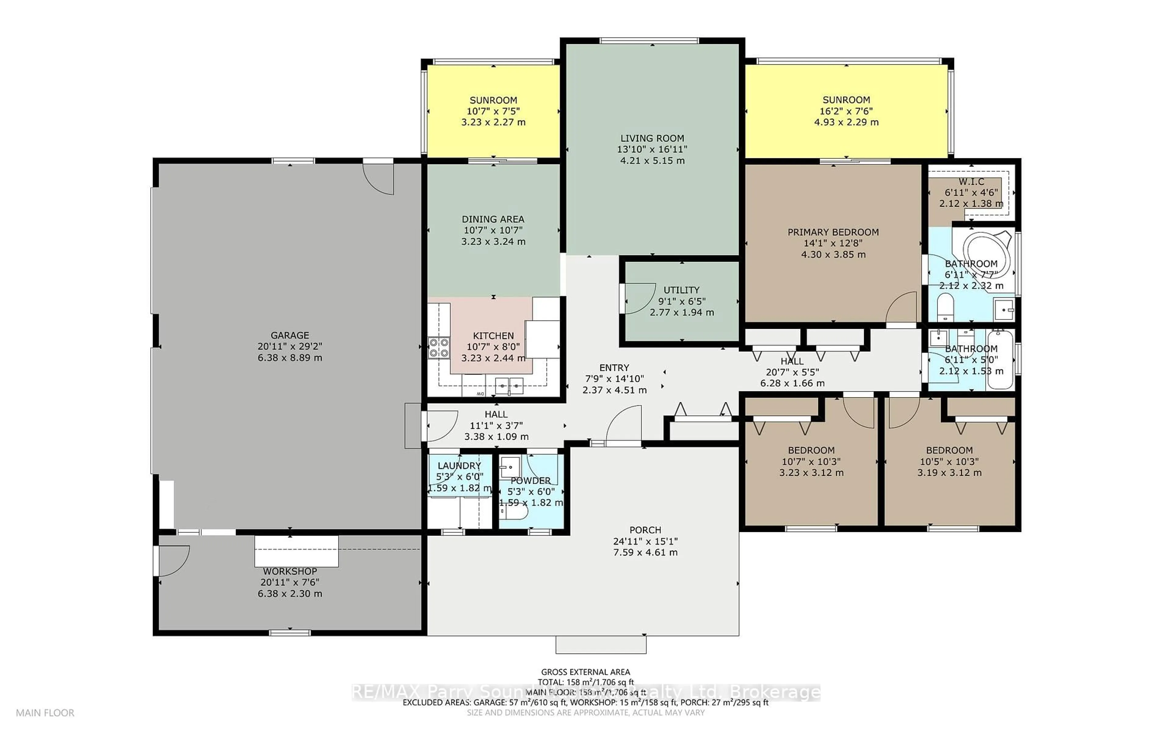Floor plan for 36 Long Lake Estates Rd, McDougall Ontario P2A 2W7