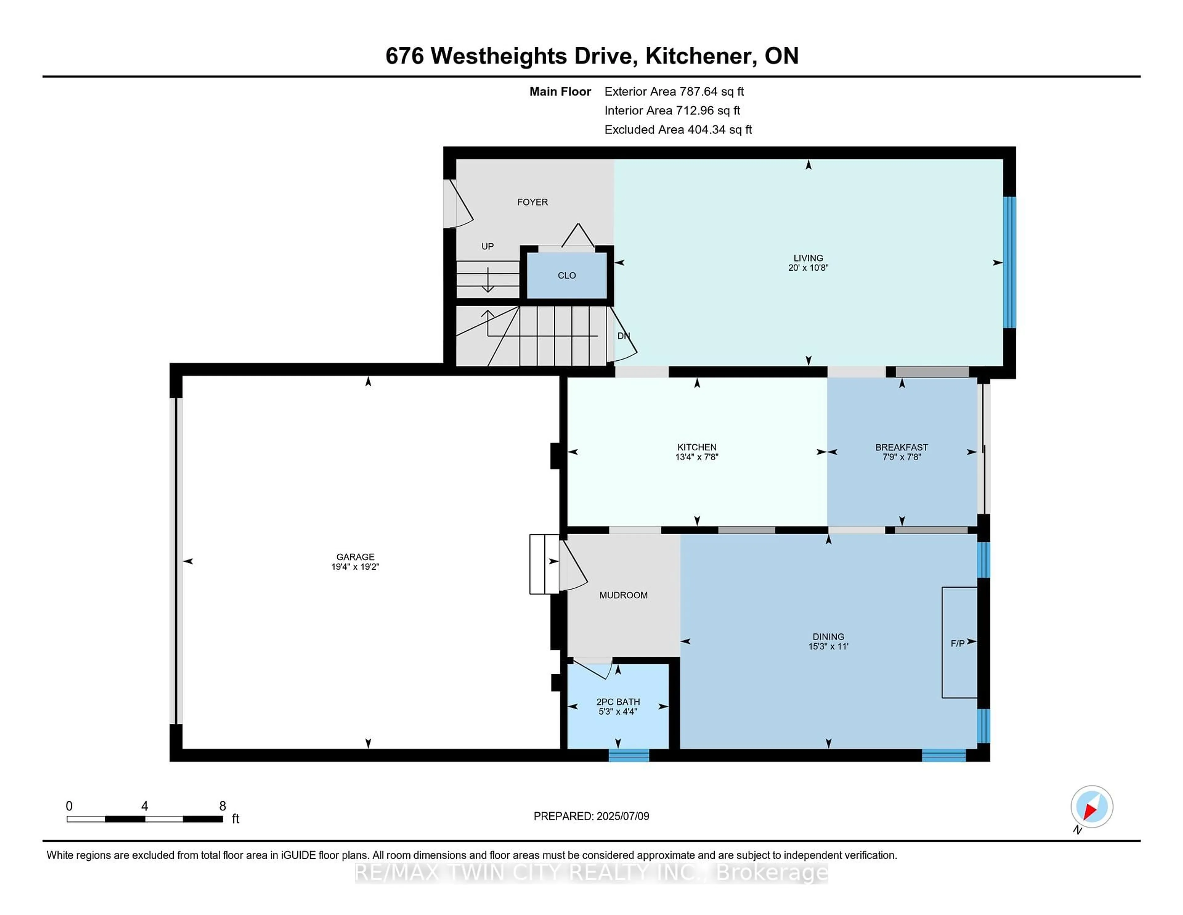 Floor plan for 676 Westheights Dr, Kitchener Ontario N2N 2Z3