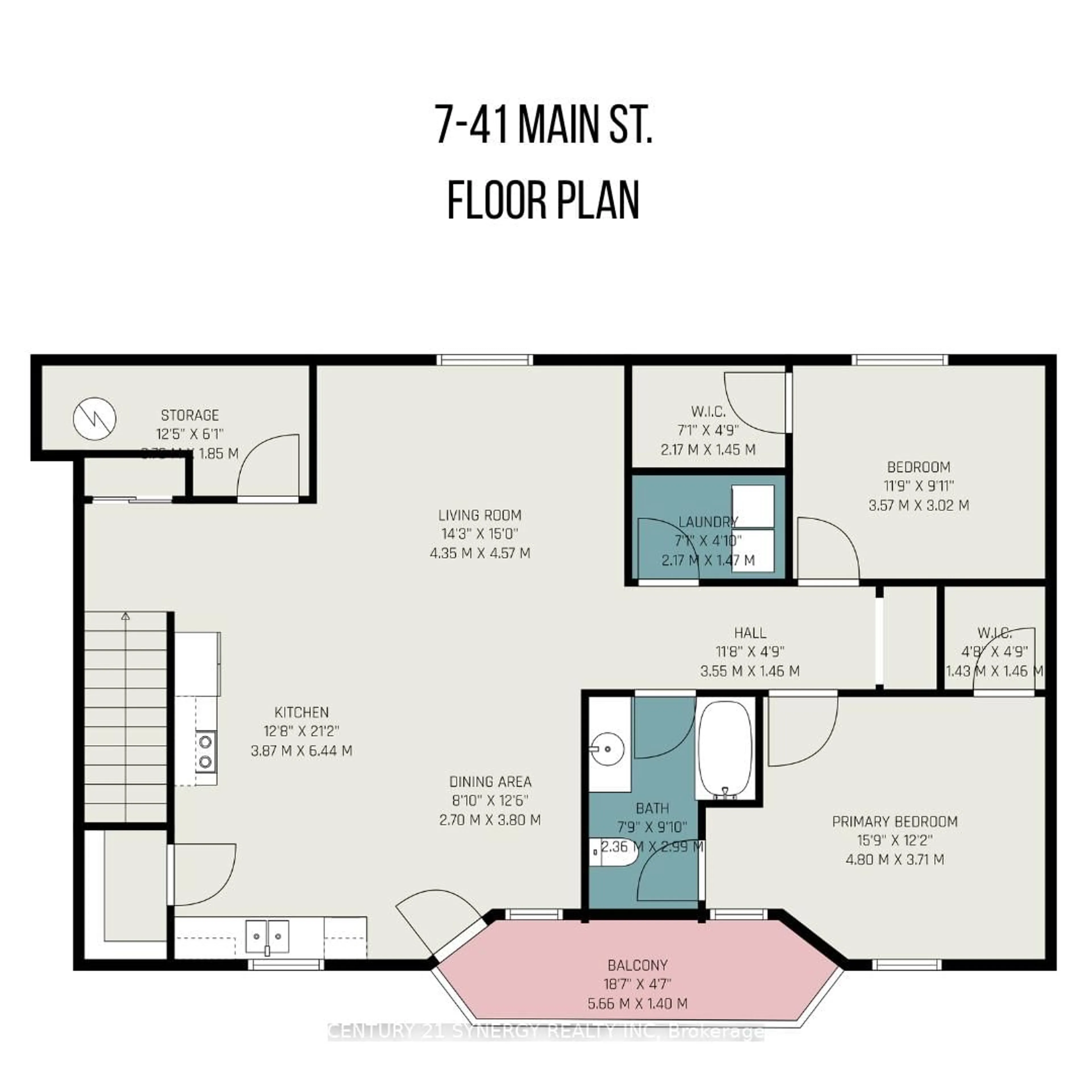 Floor plan for 41 Main St #7, The Nation Ontario K0A 2M0