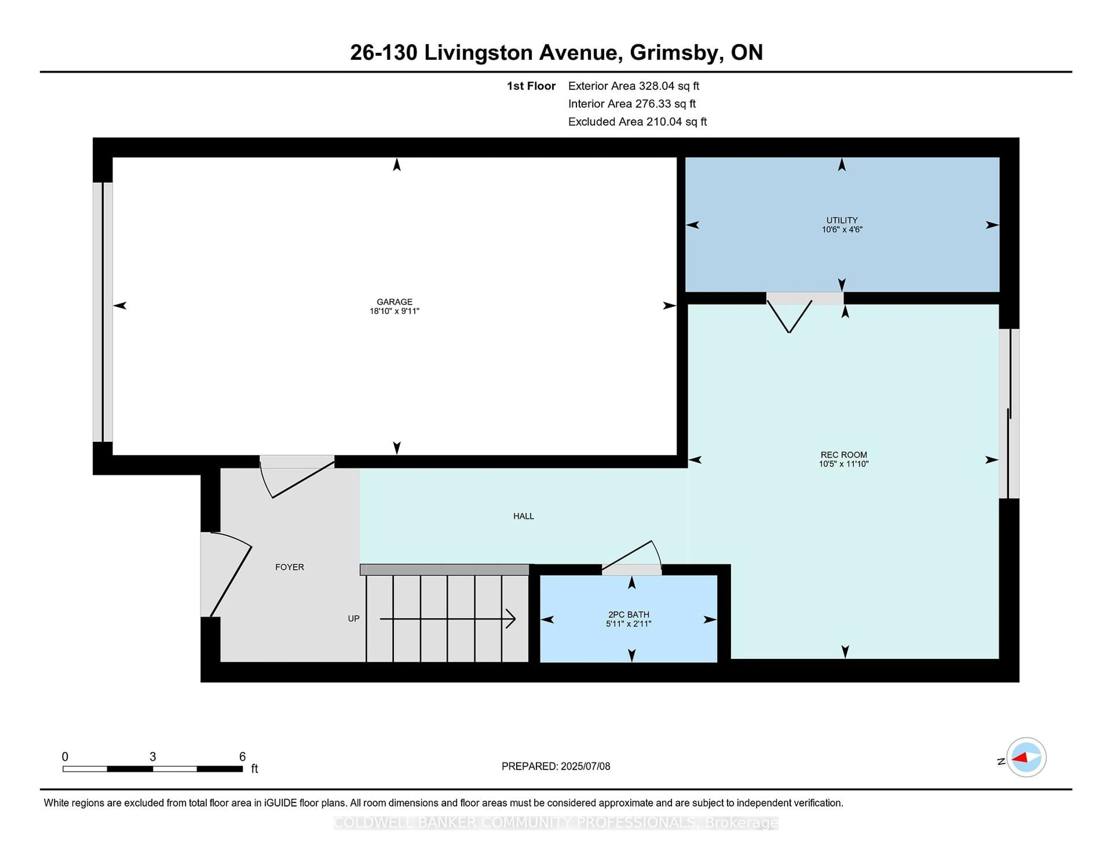 Floor plan for 130 Livingston Ave #26, Grimsby Ontario L3M 4W5