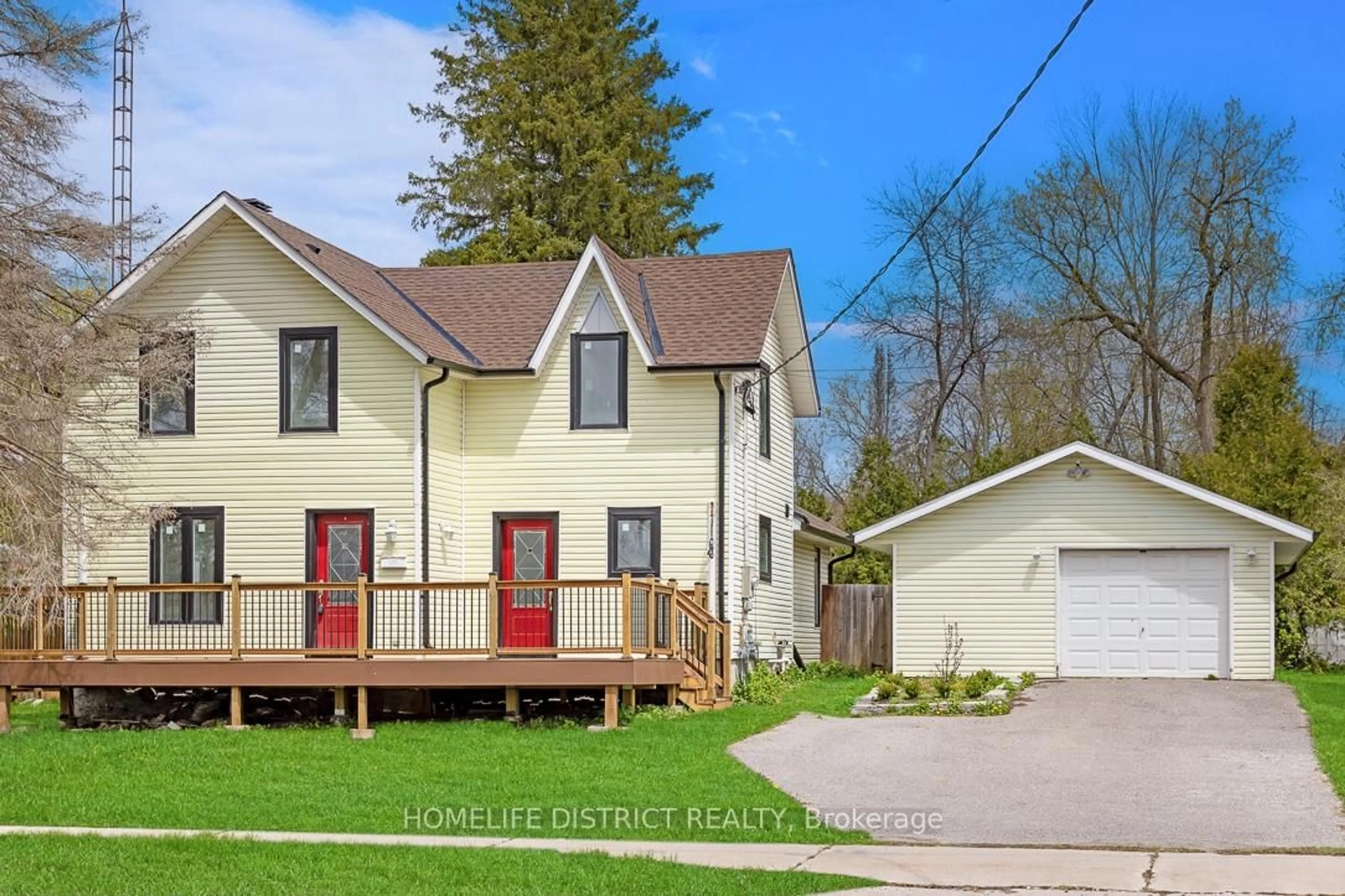 Home with vinyl exterior material, street for 84 Forsyth St, Limoges Ontario K0K 2M0