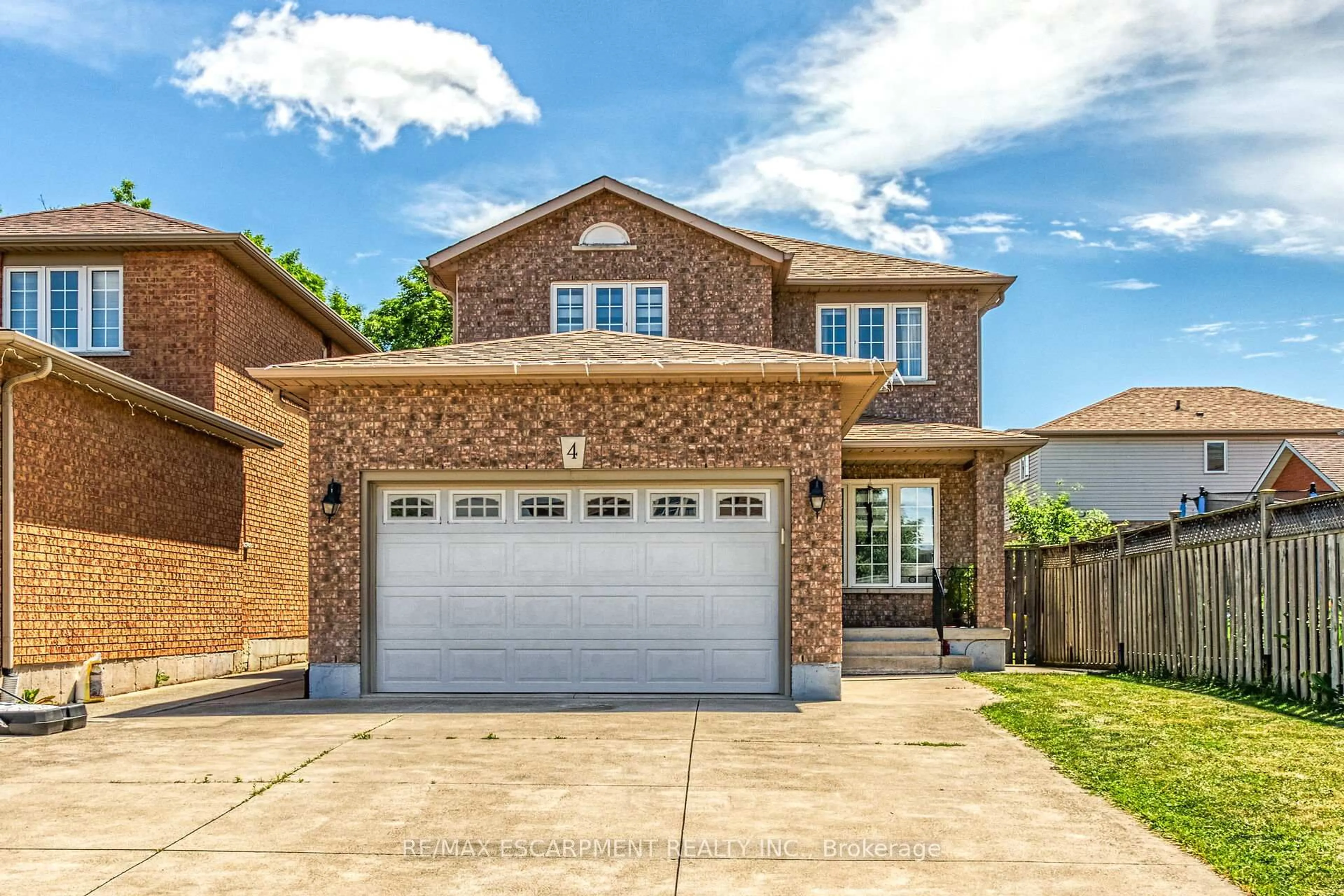 Home with brick exterior material, street for 4 SPARTAN Crt, Hamilton Ontario L8E 6A4