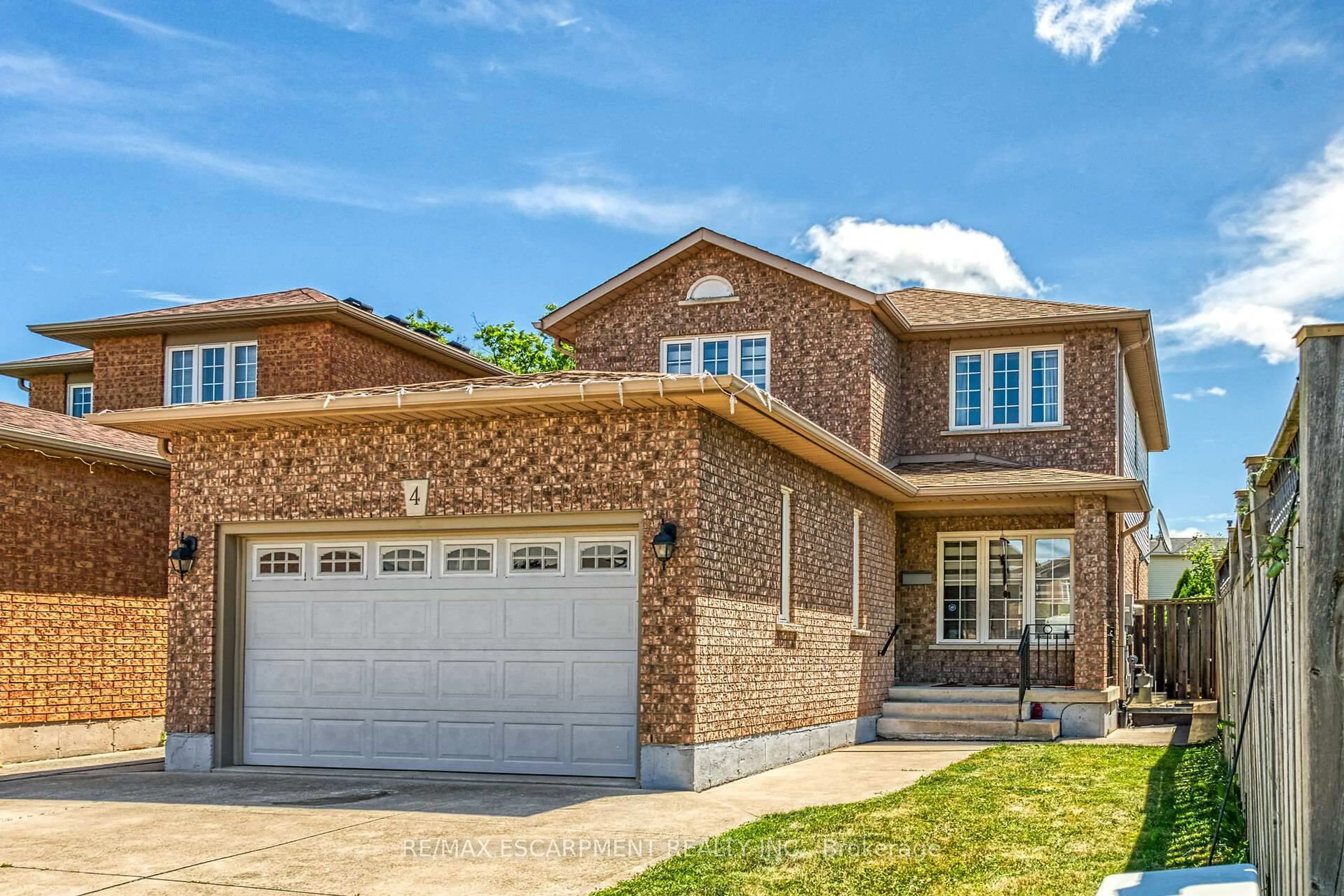 Home with brick exterior material, street for 4 SPARTAN Crt, Hamilton Ontario L8E 6A4