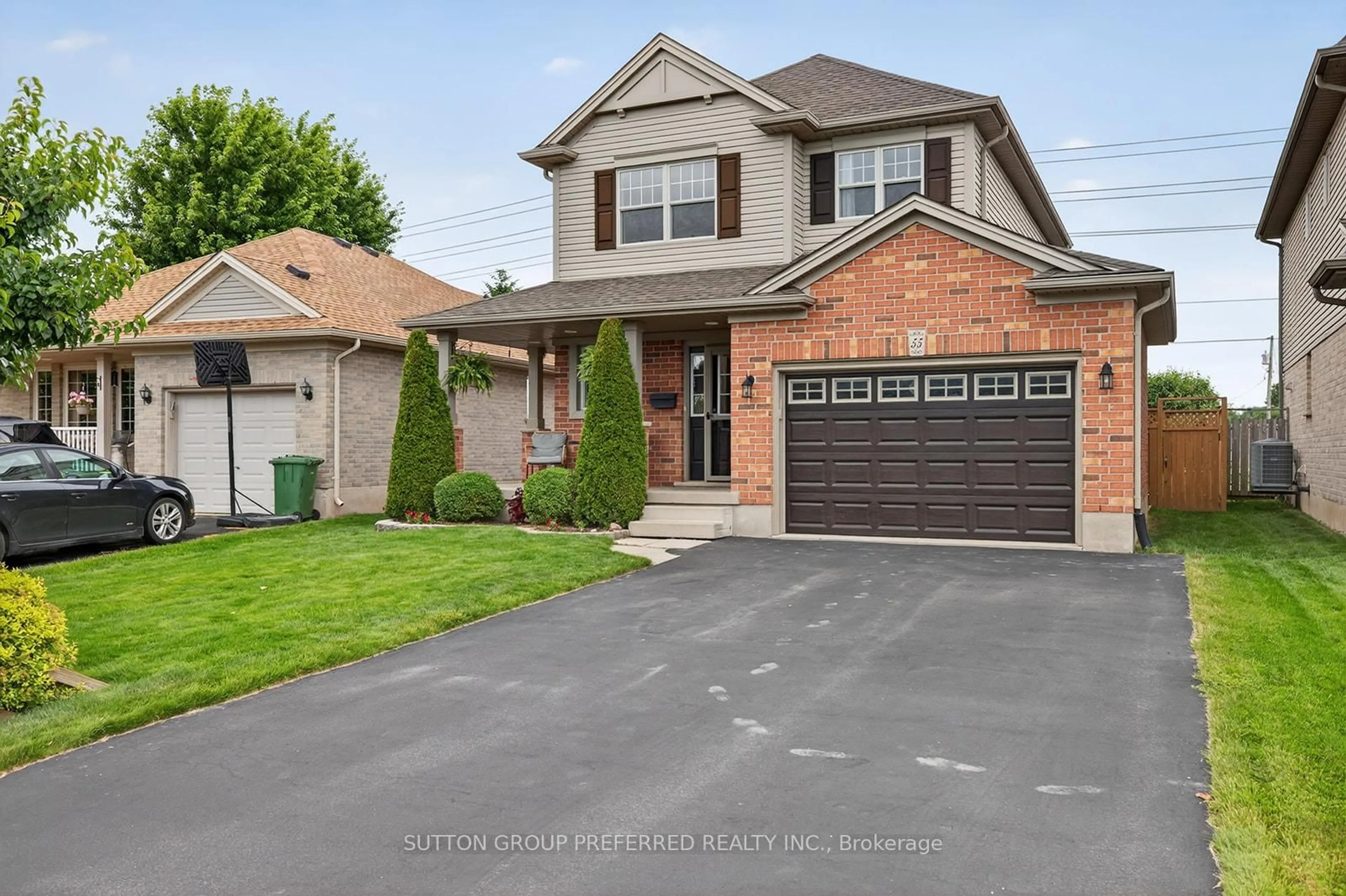 Home with brick exterior material, street for 55 Brookside Dr, St. Thomas Ontario N5P 4P3