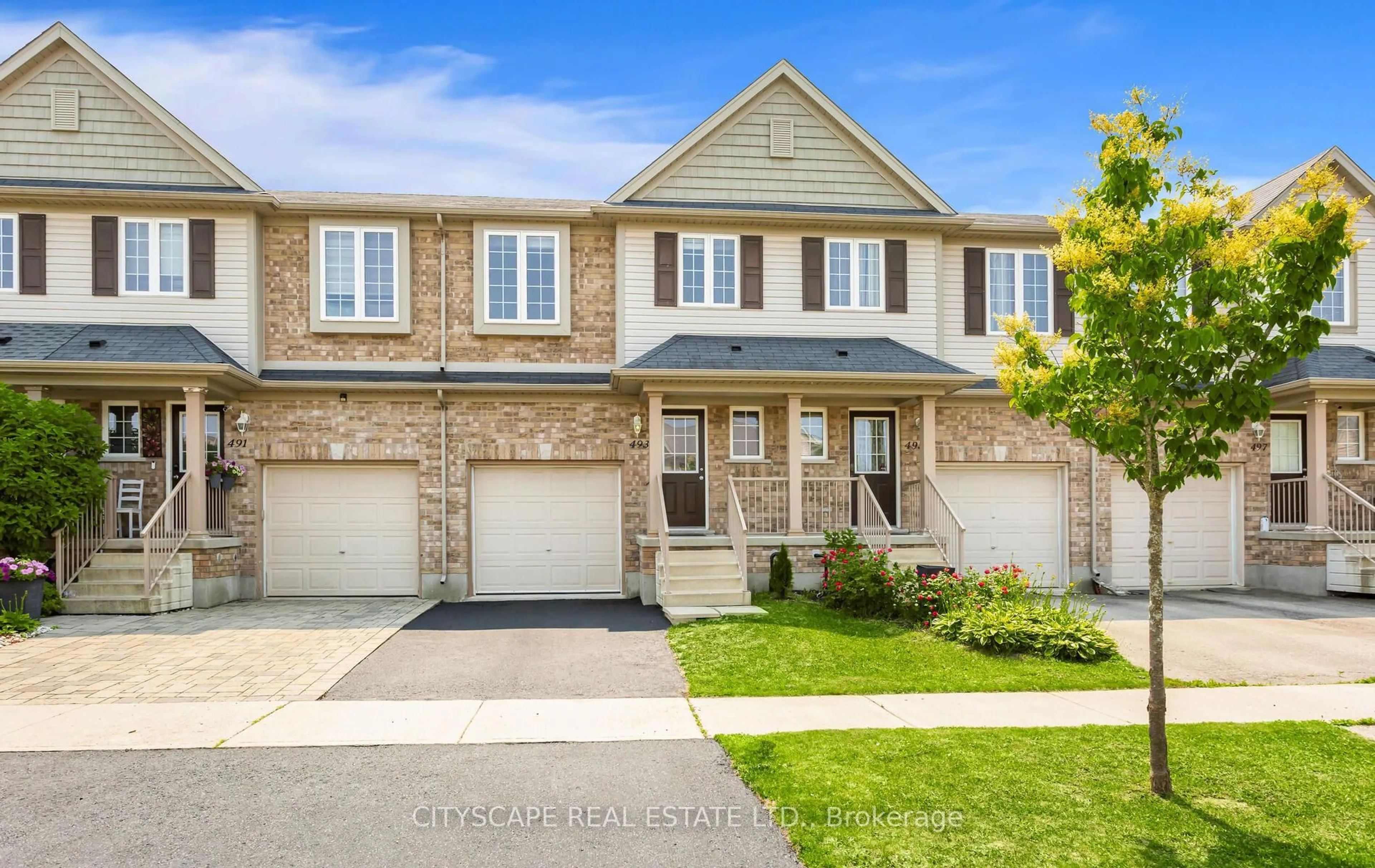 Home with brick exterior material, street for 493 Beaumont Cres, Kitchener Ontario N2A 0C4