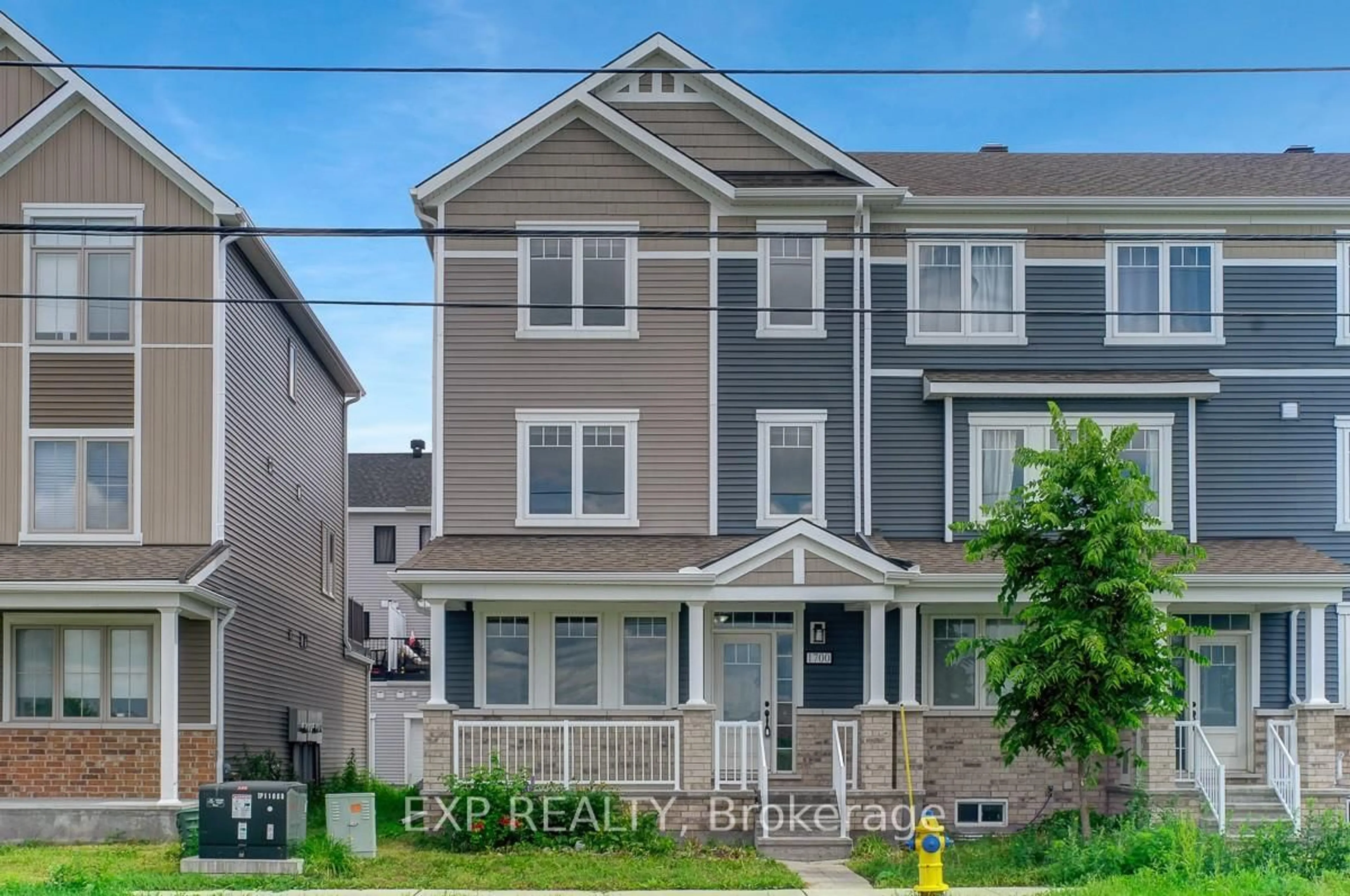 Home with vinyl exterior material, street for 1700 Maple Grove Rd, Stittsville Ontario K2S 2R3